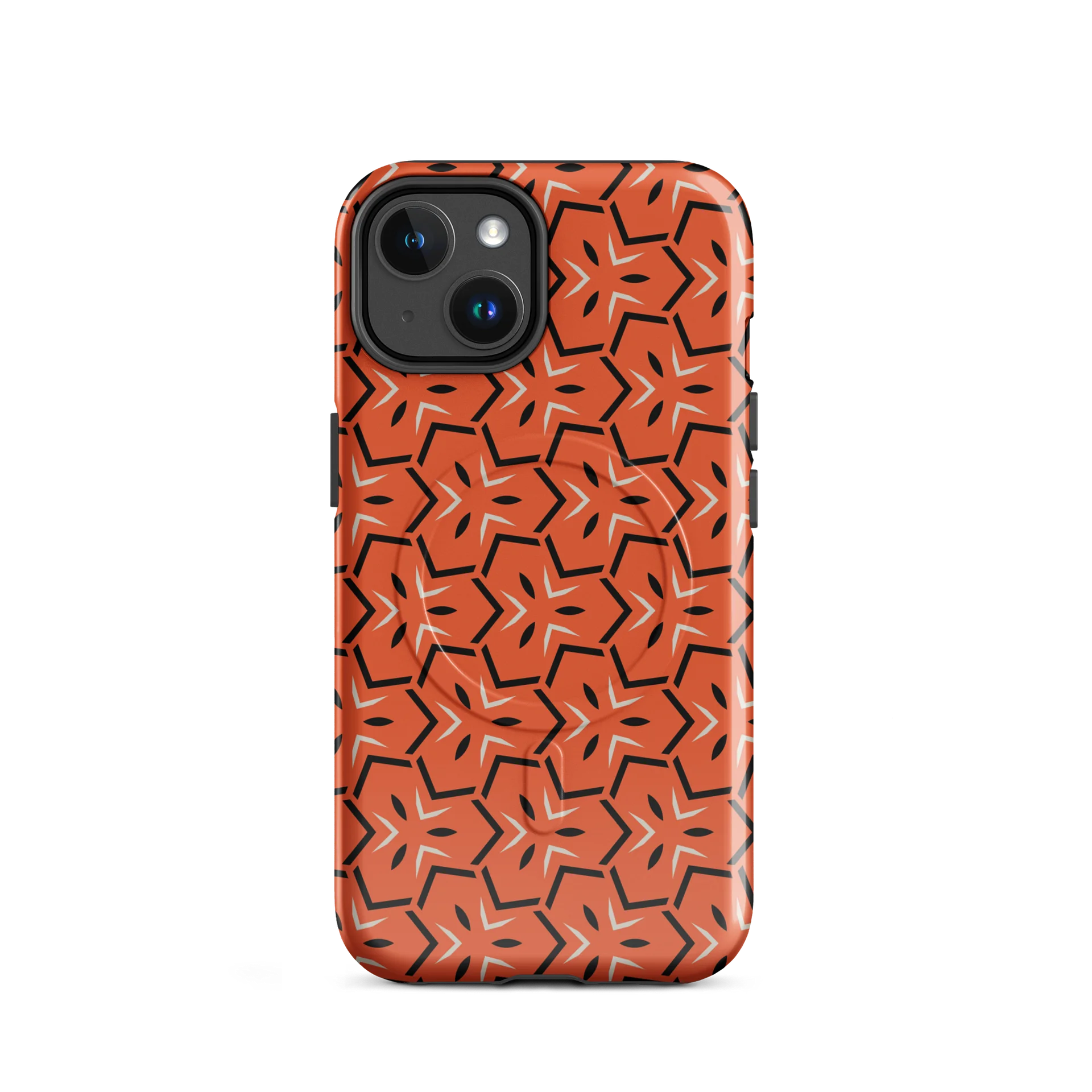 Onyx & Ember iPhone 17 Tough MagSafe Case - Shockproof Dual-Layer Geometric Protective Cover product image (2)