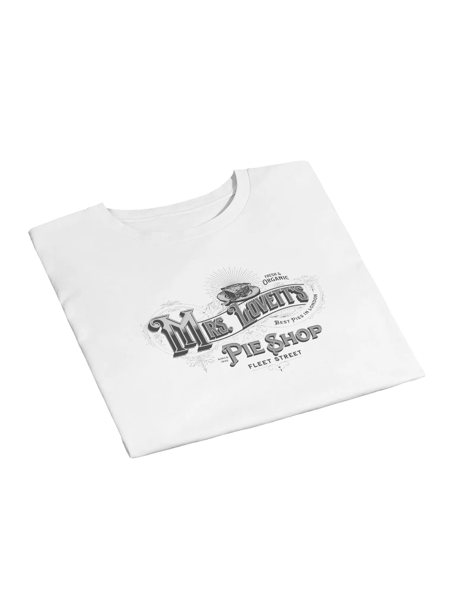Mrs. Lovett’s Pie Shop Crop Top – AS Colour Women’s Premium Tee for Horror Musical Fans product image (18)