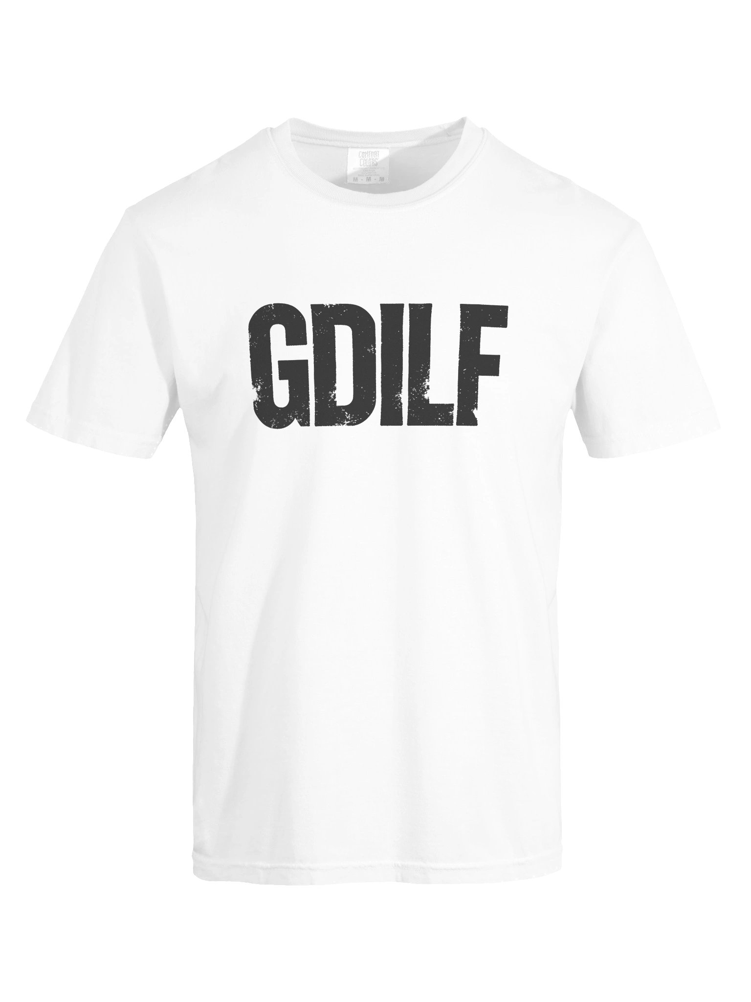 GDILF in Black Grungy Letters T-Shirt product image (3)