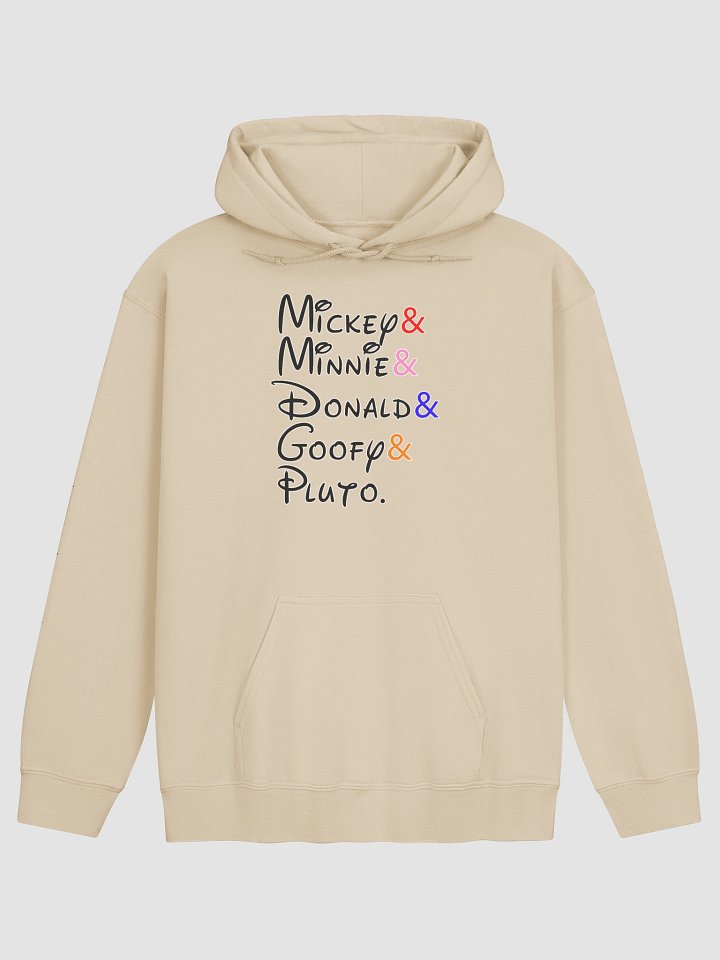 Mickey & Minnie & Donald & Goofy & Pluto Hoodie product image (1)