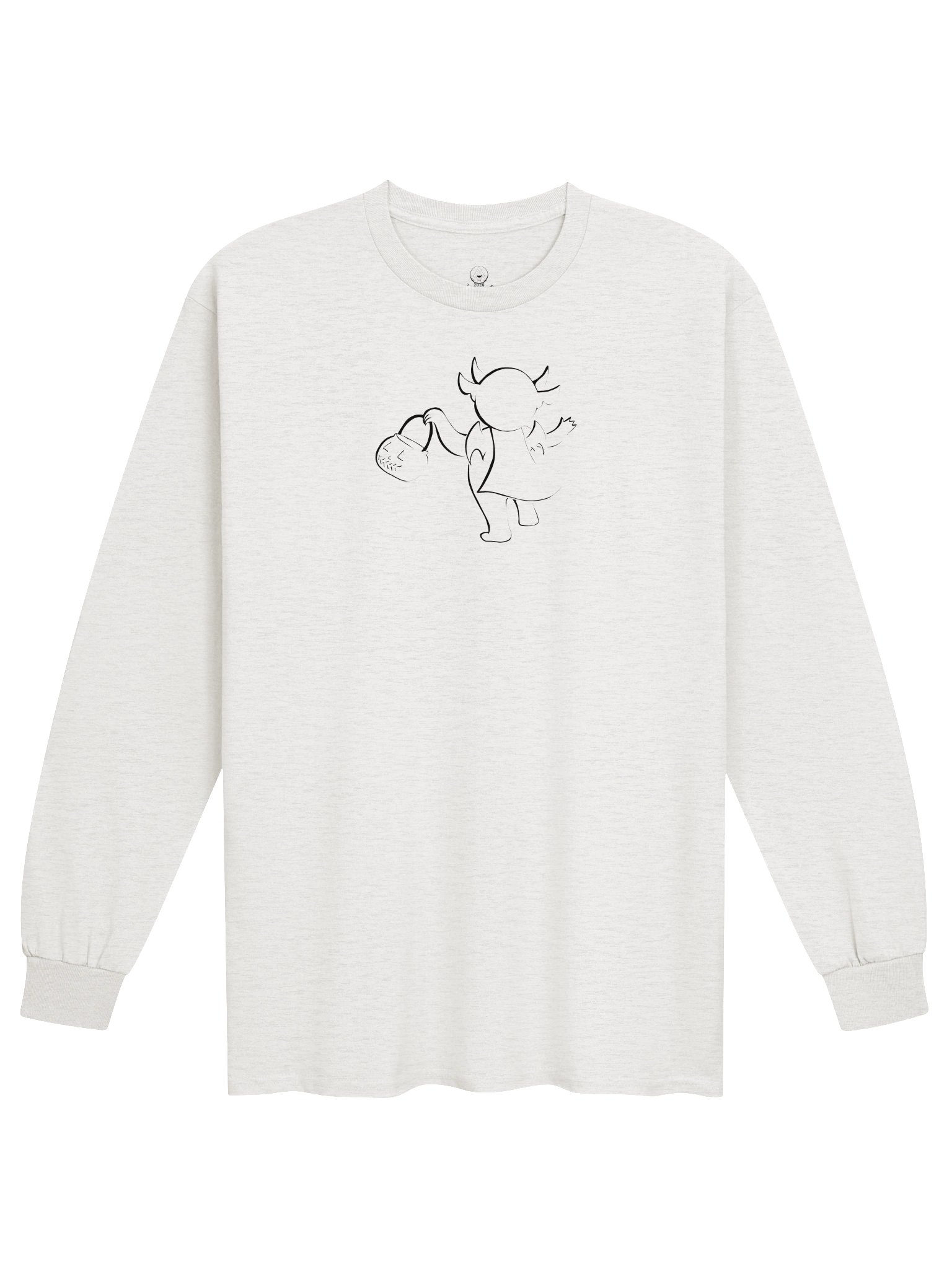 Cryptid On Your Corner Long Sleeve Shirt (Light Mode) product image (5)