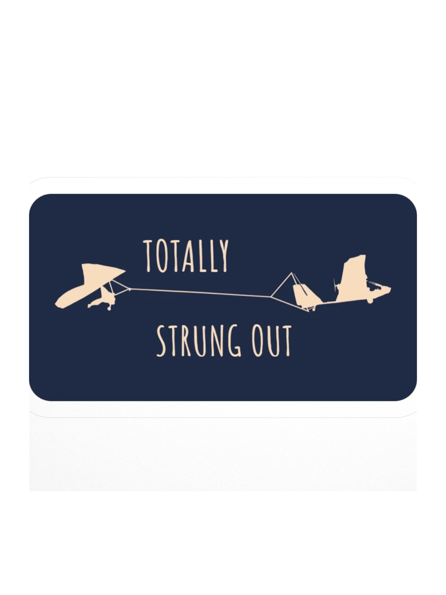 Totally Strung Out sticker, indoor use product image (1)