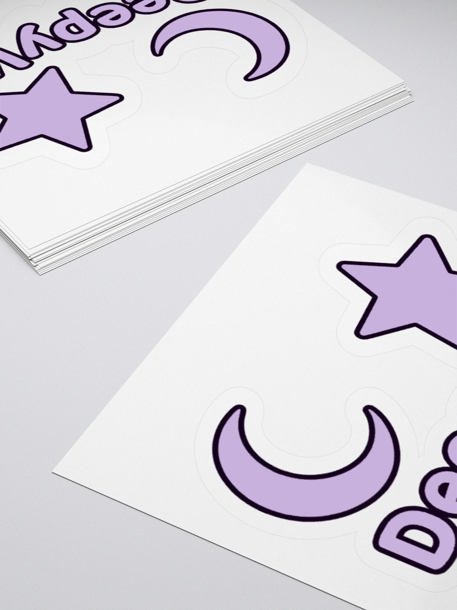 Purple DeepyVA Stickers product image (4)