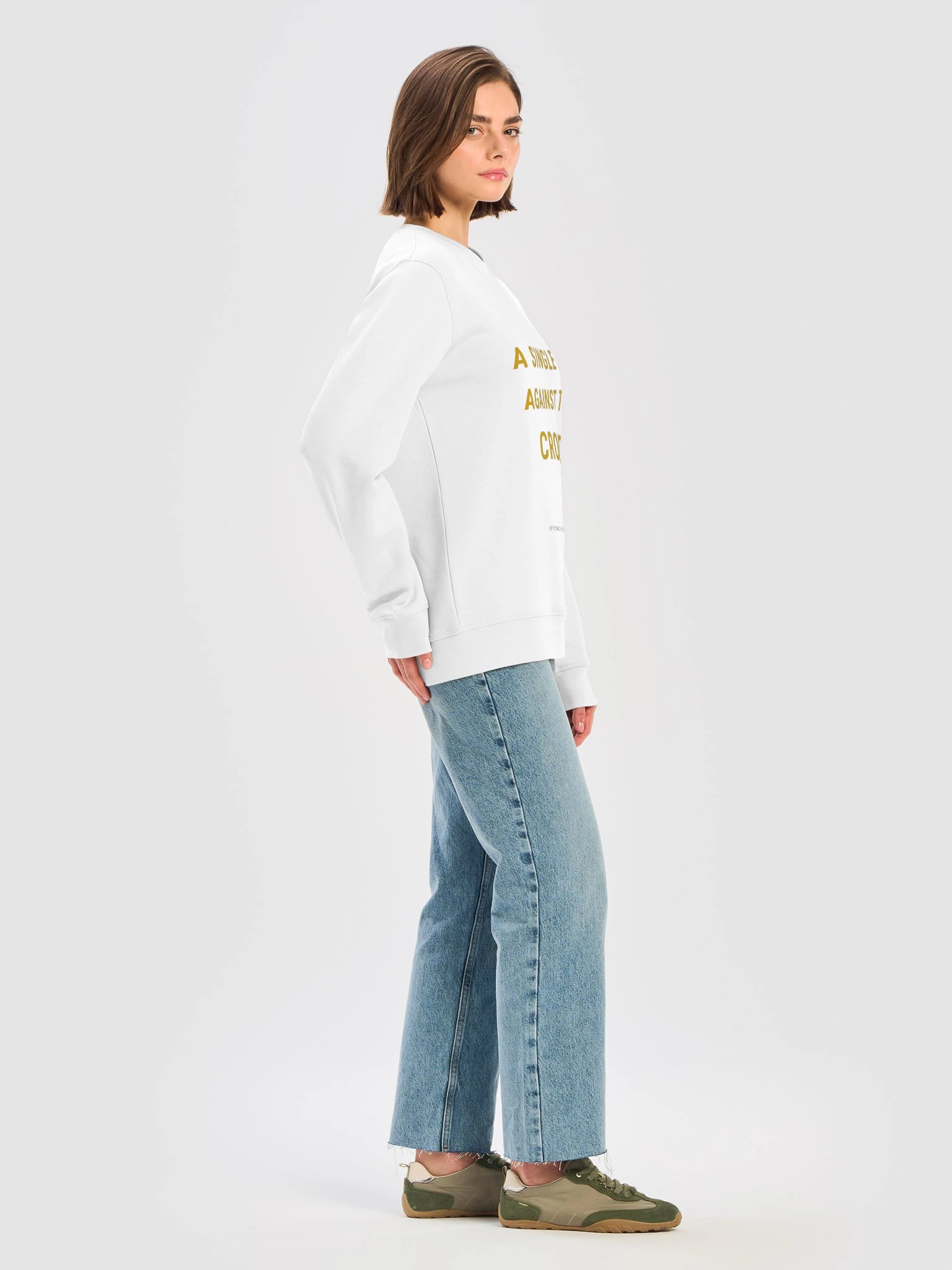 A Single Cry Against the Crowd™ Organic Signature Sweatshirt product image (7)