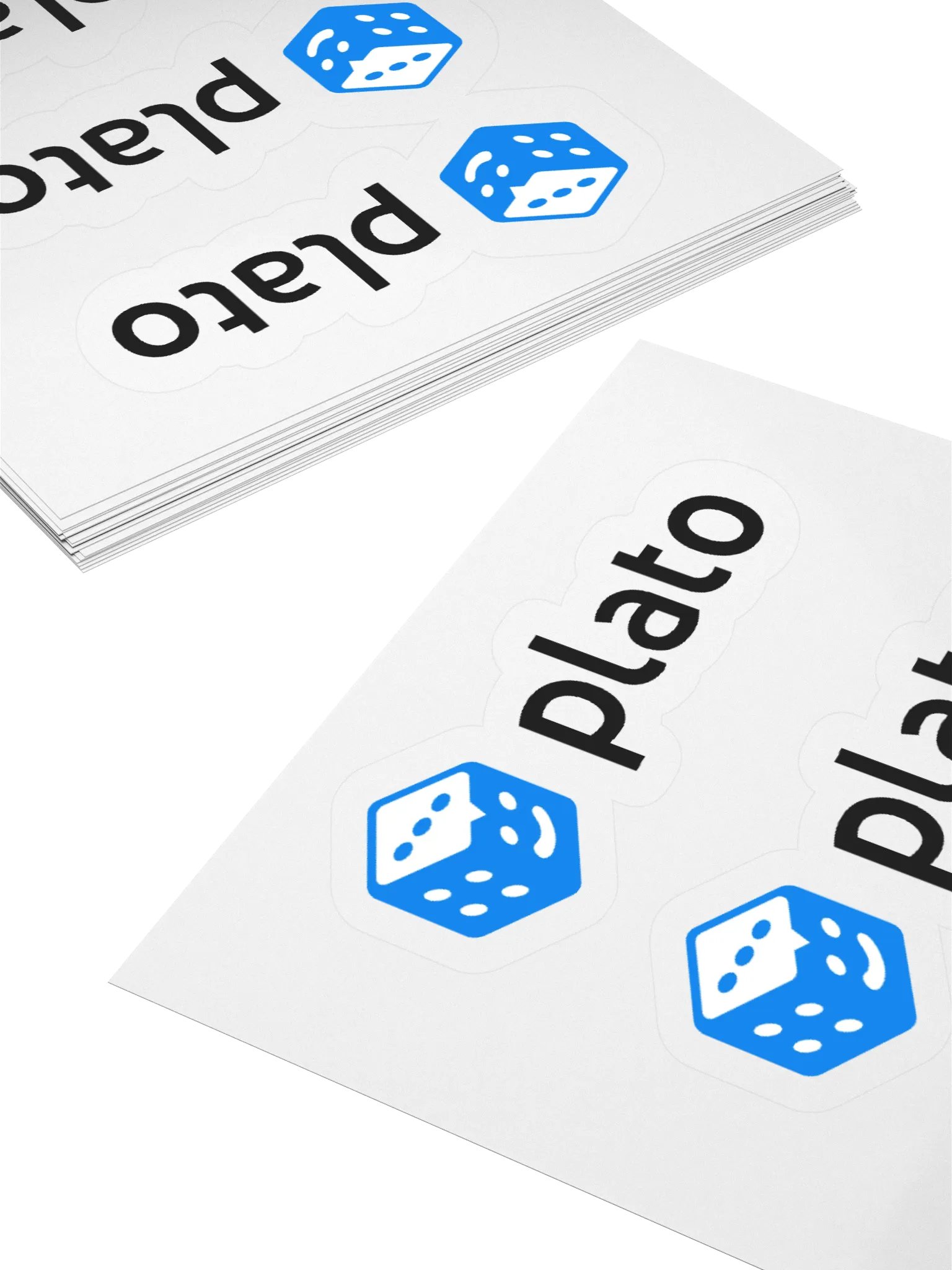 Plato Dice Logo Stickers product image (4)