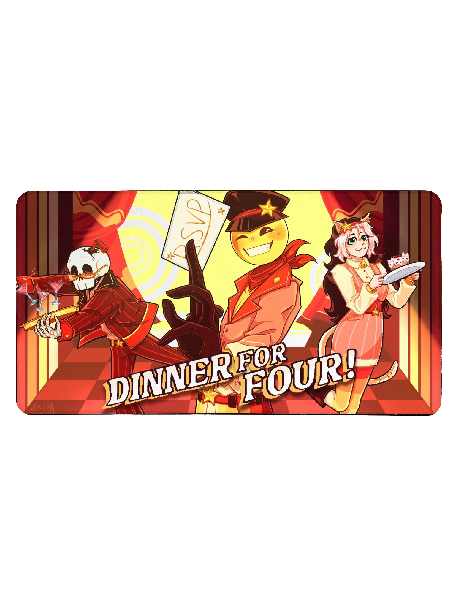 DINNER FOR FOUR MOUSEPAD! product image (1)