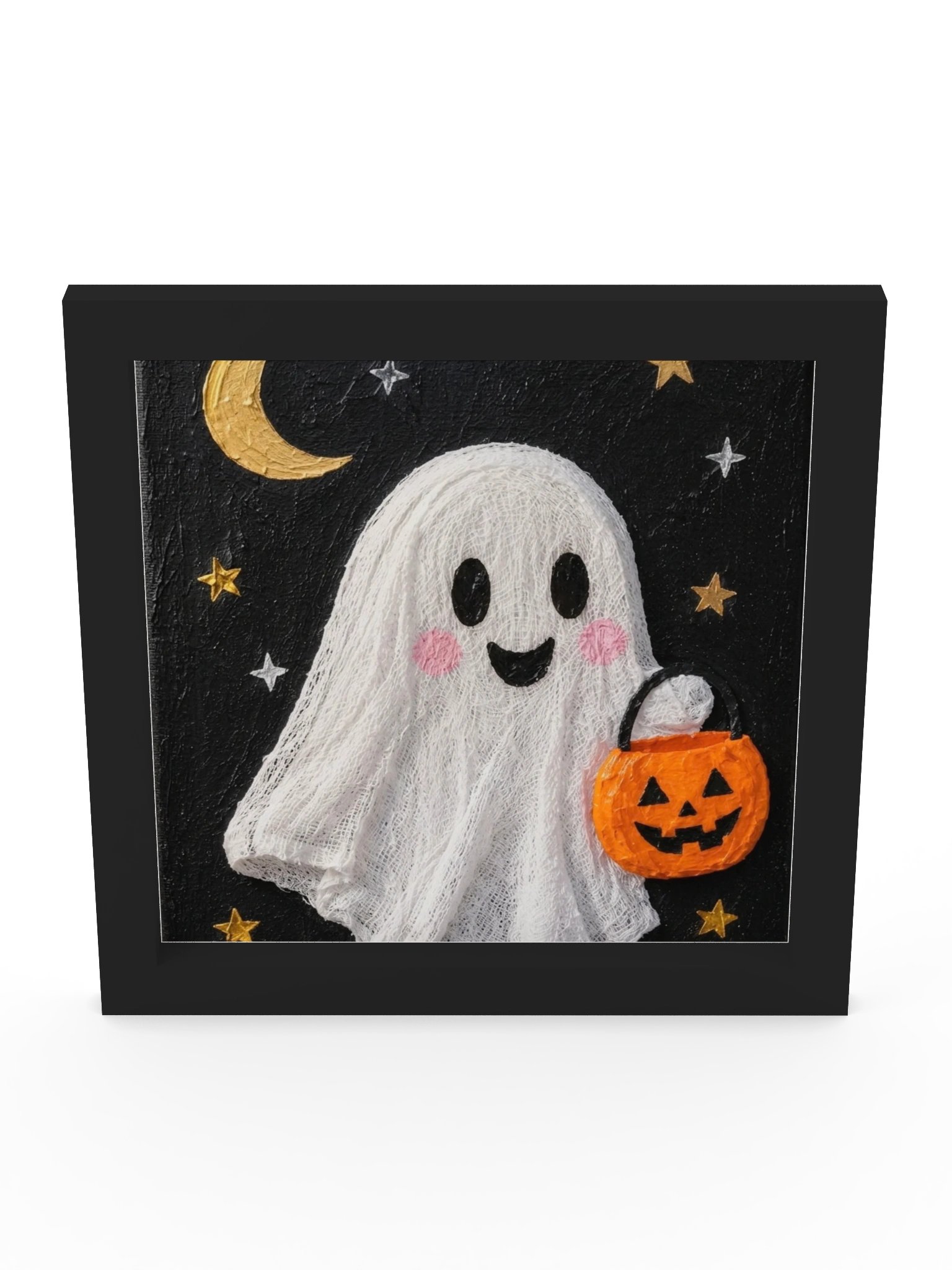 Cute Ghost Halloween Framed Poster product image (23)