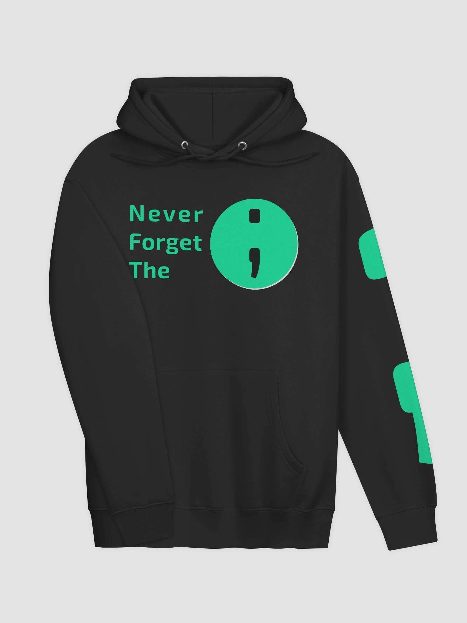 Never Forget the Semicolon Hoodie – Funny Programmer Hoodie for Developers product image (7)