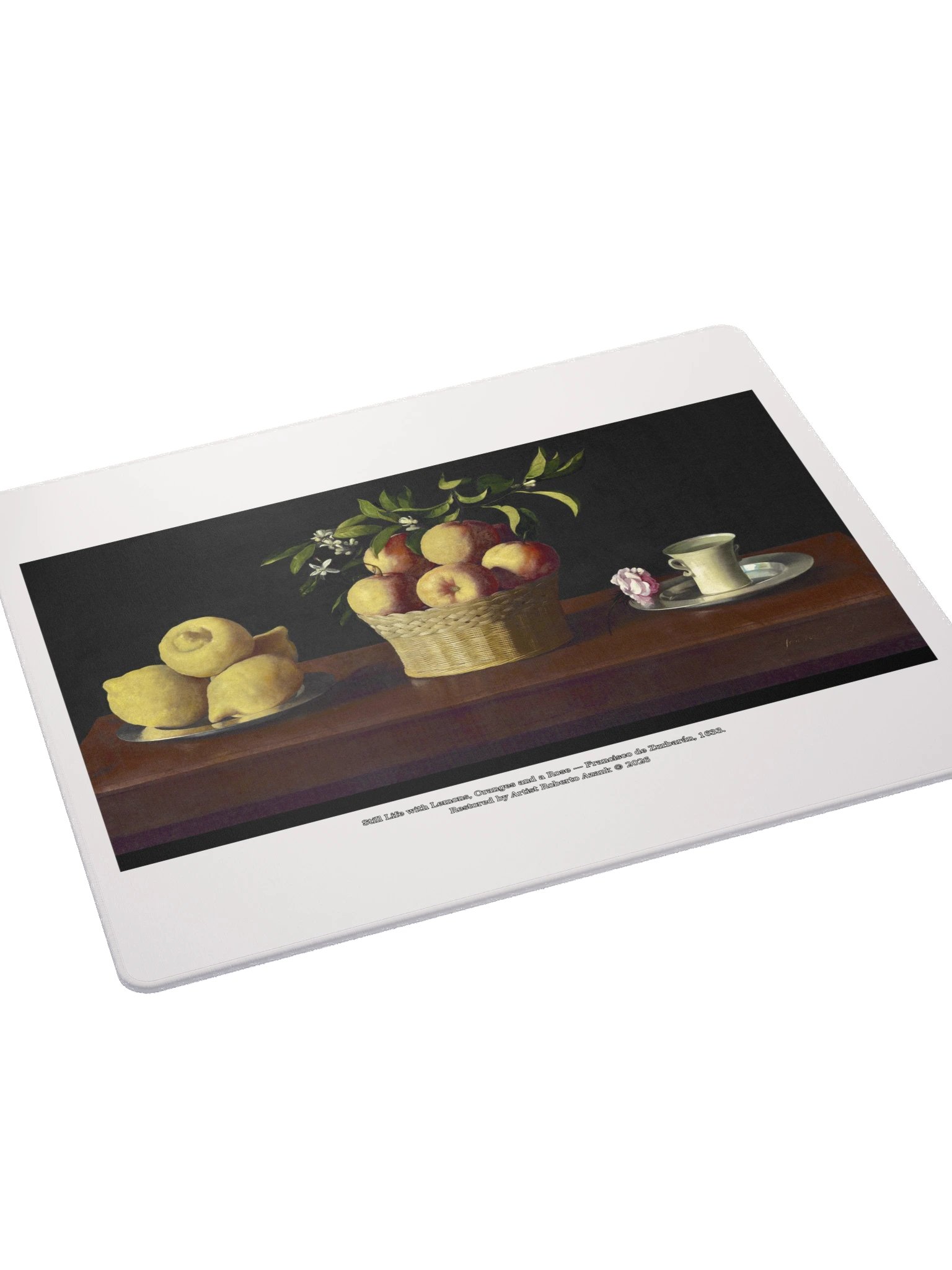 Still Life with Lemons, Oranges and a Rose — Mouse Pad product image (4)