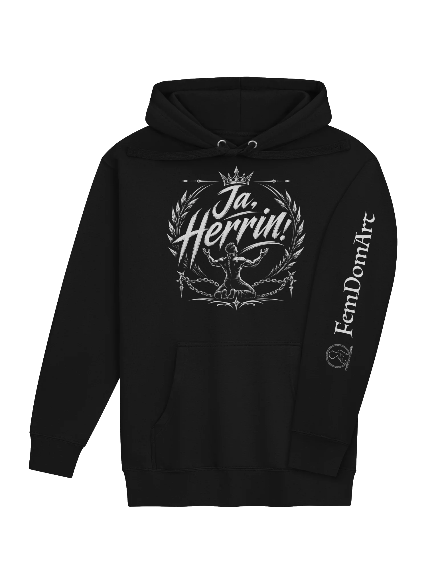 Geboren, um zu dienen – Ja, Herrin! | Dominanter Statement Hoodie product image (6)