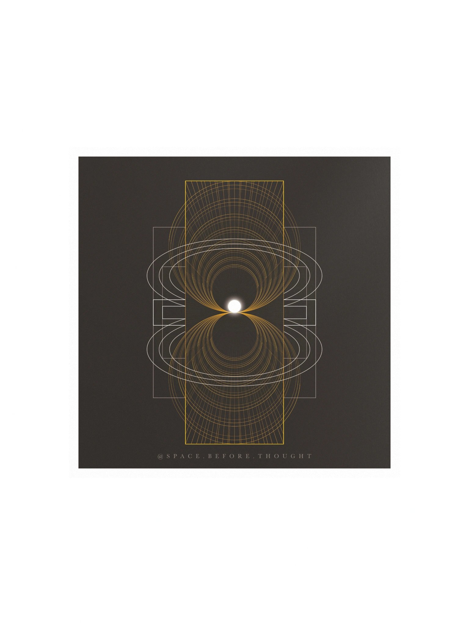 Line art - Square matte poster product image (2)