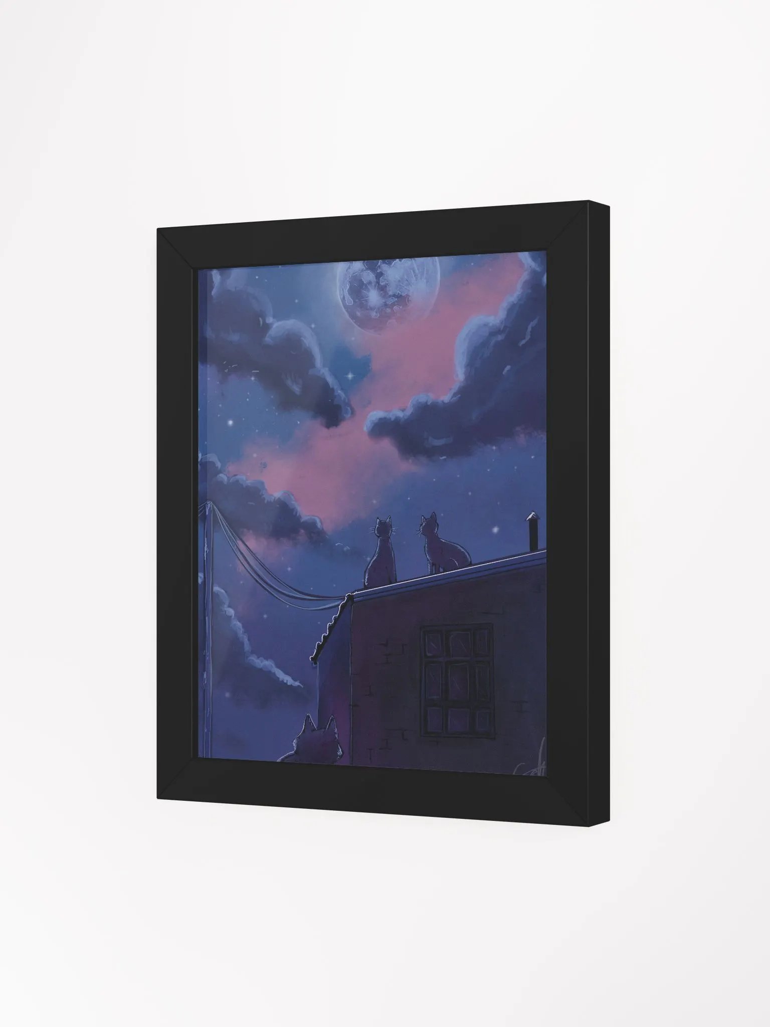 Alley Cats (Framed High-Quality Matte Poster) product image (3)
