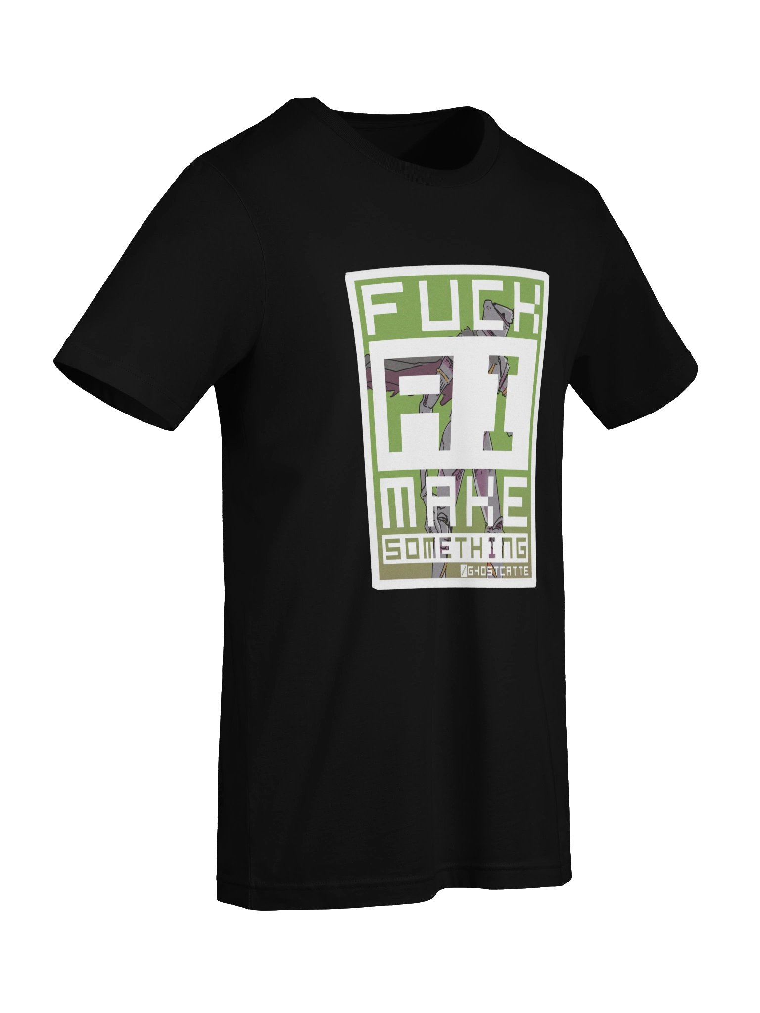 F*ck AI, make something - Bella/Canvas Shirt product image (7)