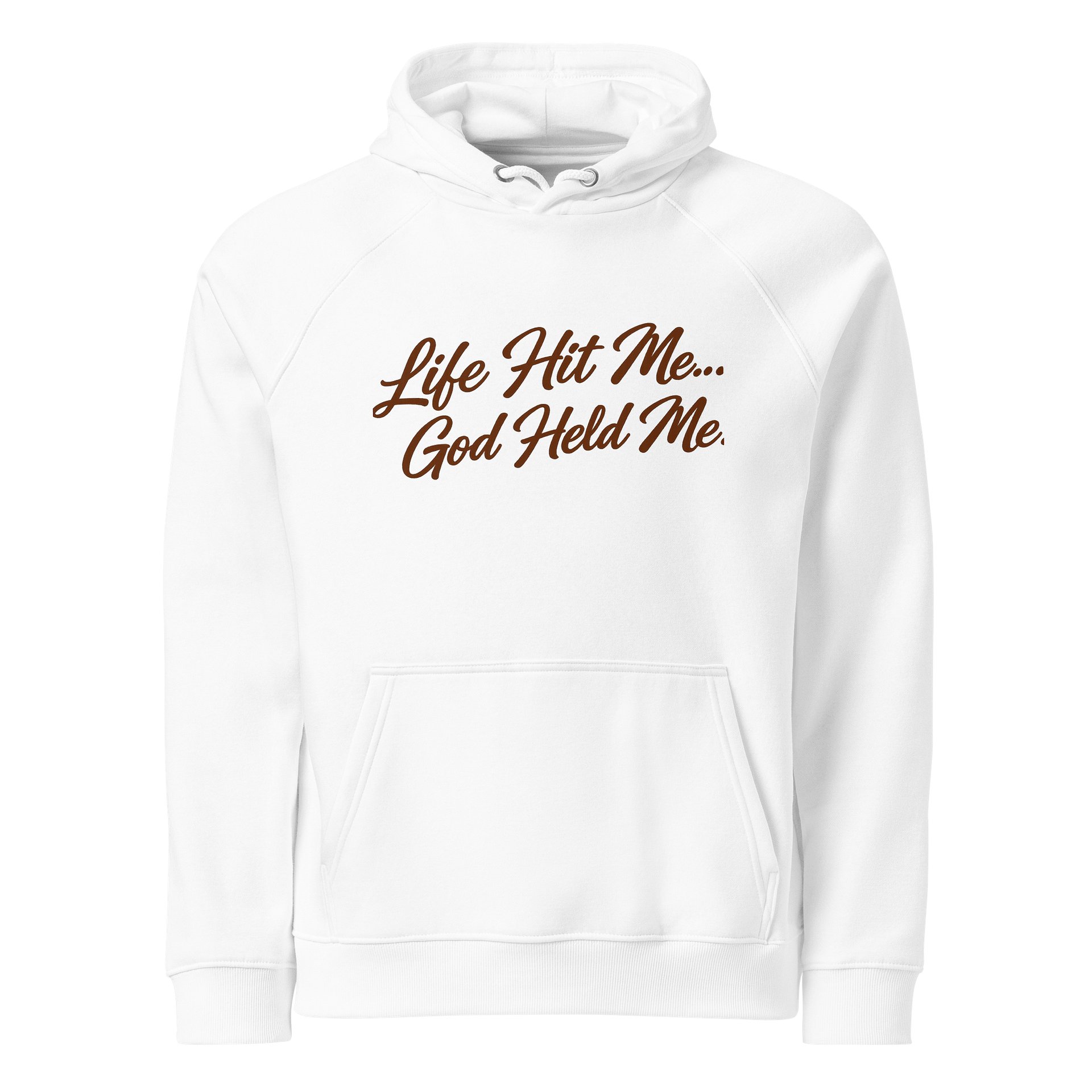 Life Hit Me… God Held Me — Signature Hoodie product image (1)