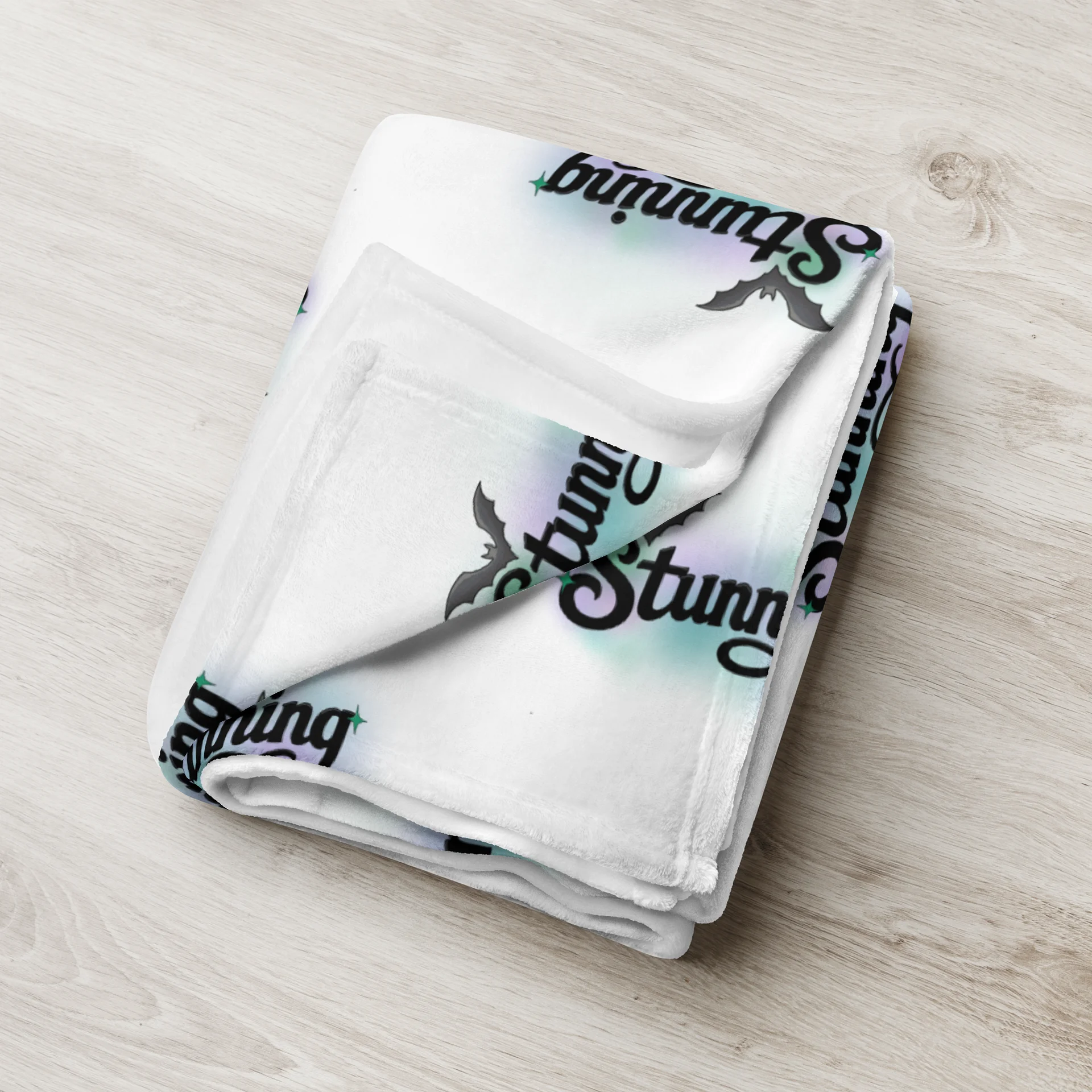 Stunning - Black Throw Blanket product image (3)
