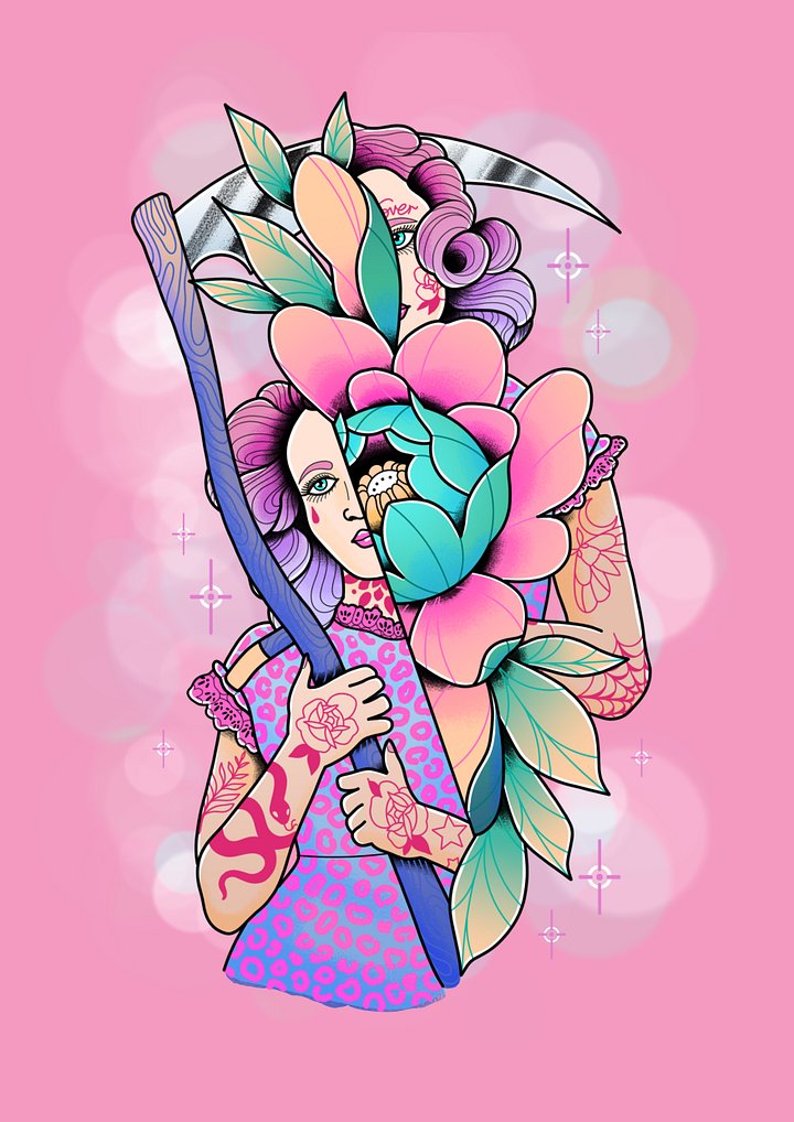 Neon Death Print product image (1)