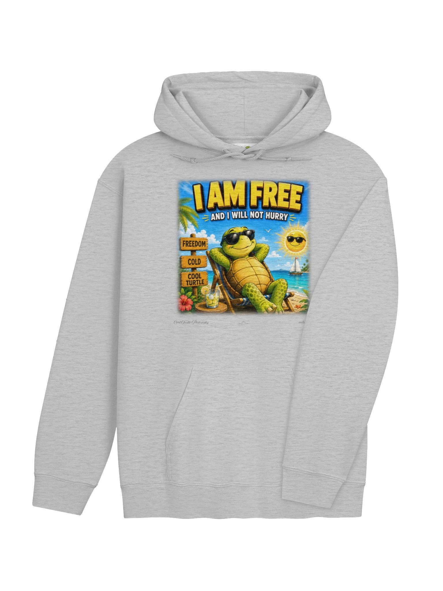 Cool Turtle Freedom Hoodie product image (3)