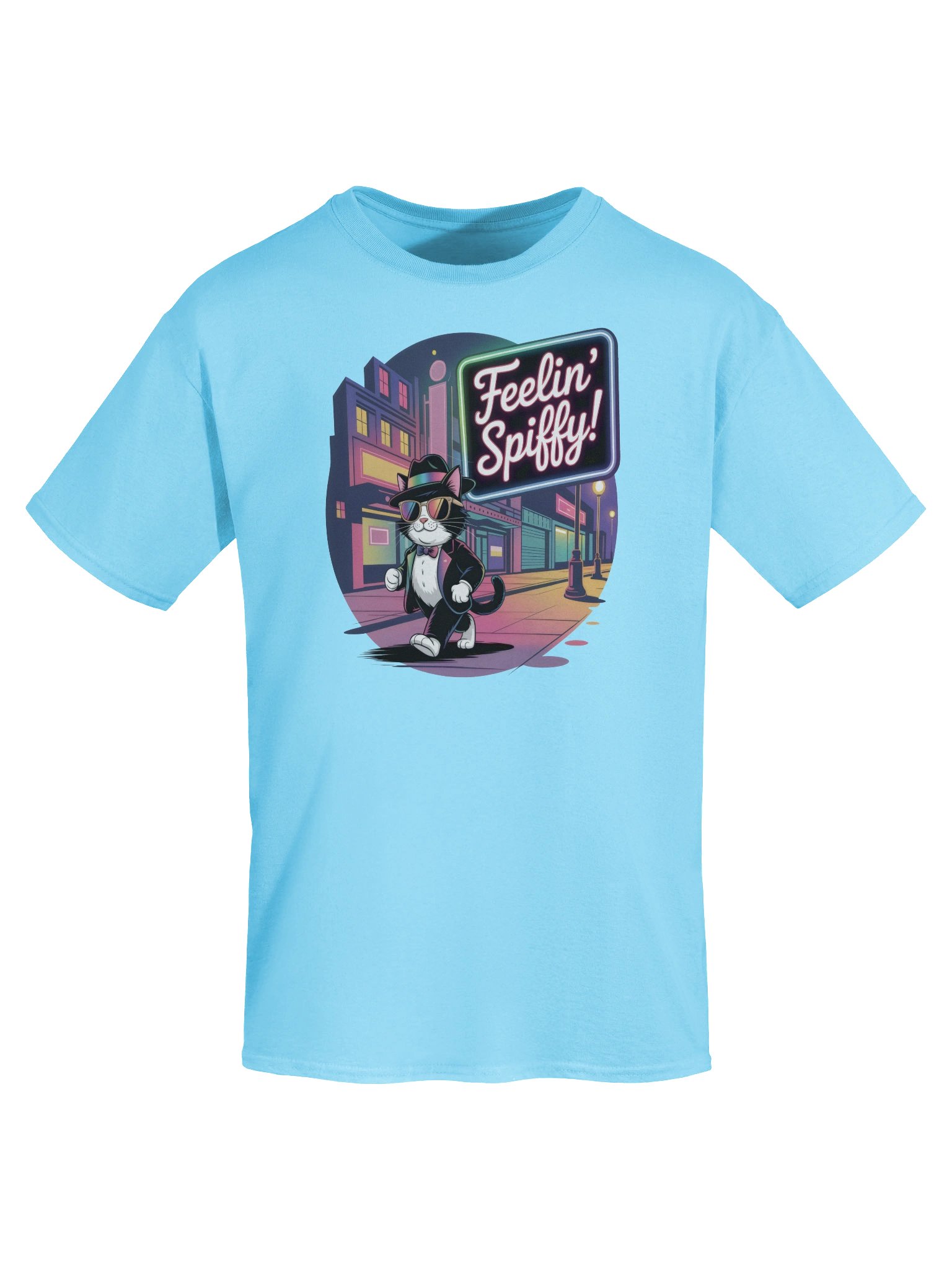 Feelin’ Spiffy Light Version Unisex Heavyweight Graphic T-shirt product image (1)