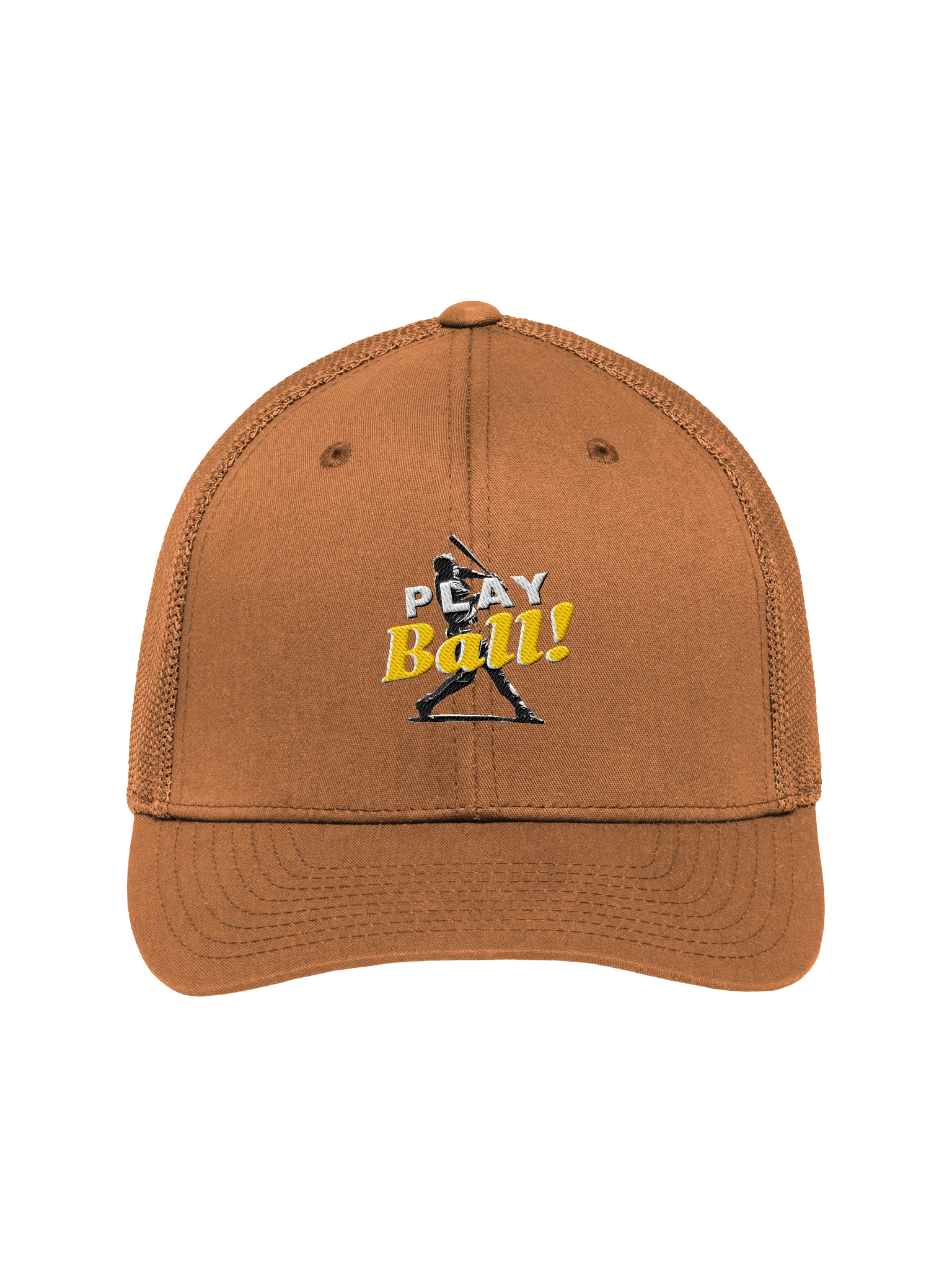 Play Ball! Flexfit Mesh Trucker Hat – Unisex Embroidered Cap product image (1)
