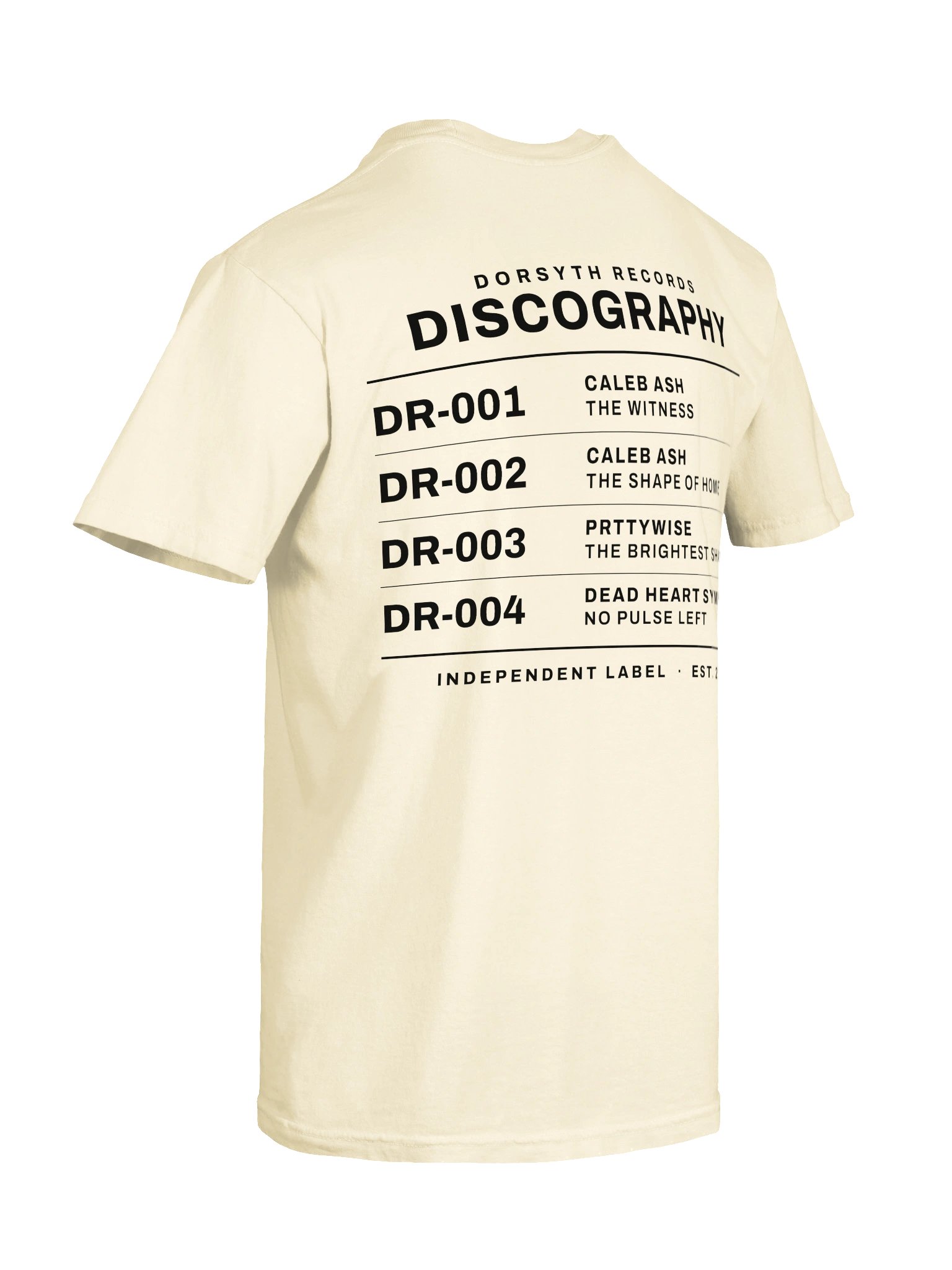 Dorsyth Records — Catalog Tee / 2026 Edition product image (10)