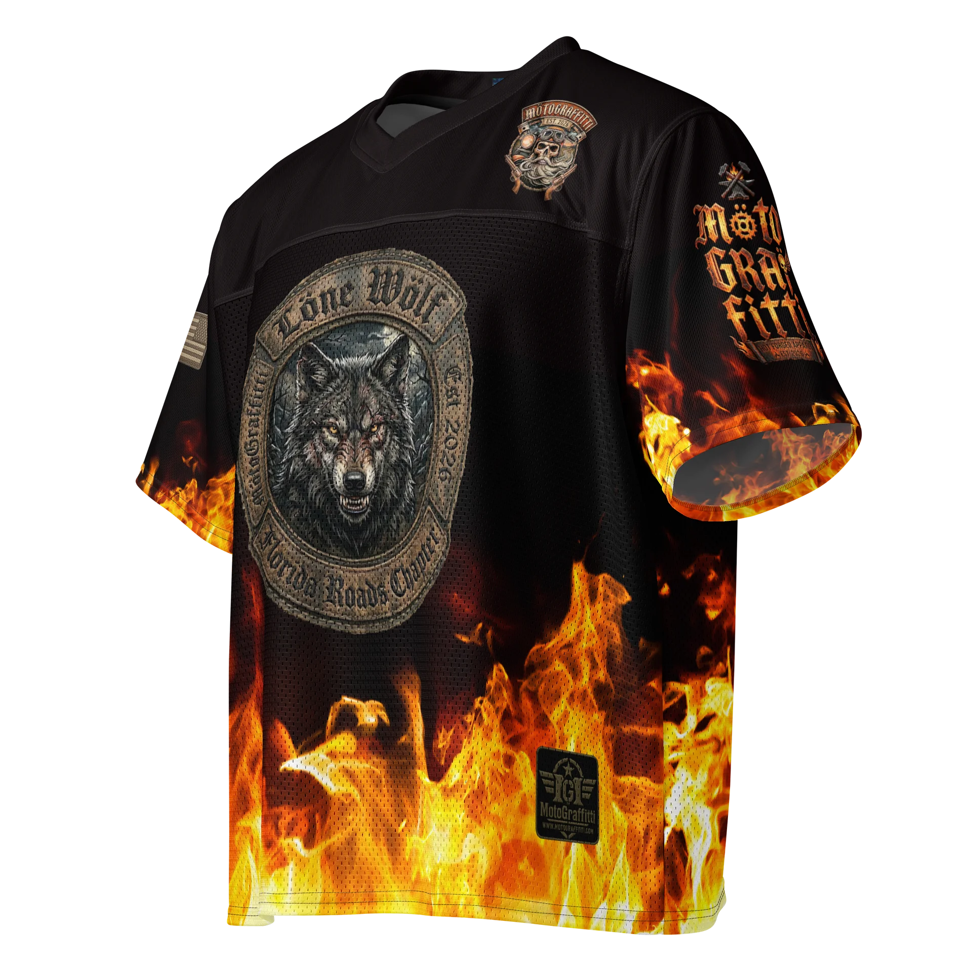MötoGraffitti Löne Wölf Football Jersey product image (3)