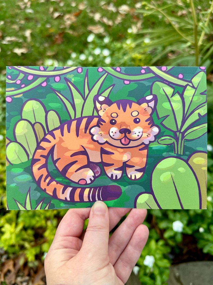 Tiger Baby Postcard Print product image (1)