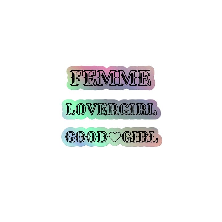 GOOD GIRL FEMME STICKERS product image (1)