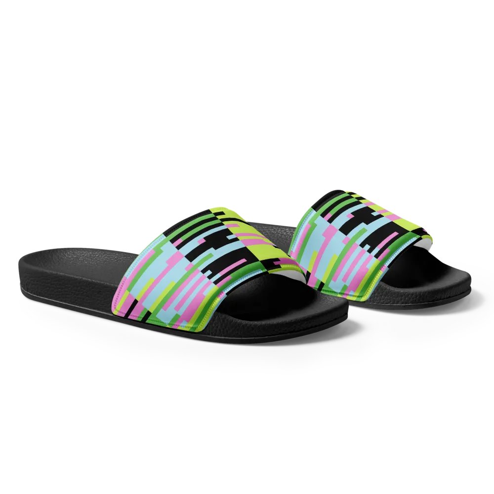 Pastel Grid Comfort Slides product image (1)