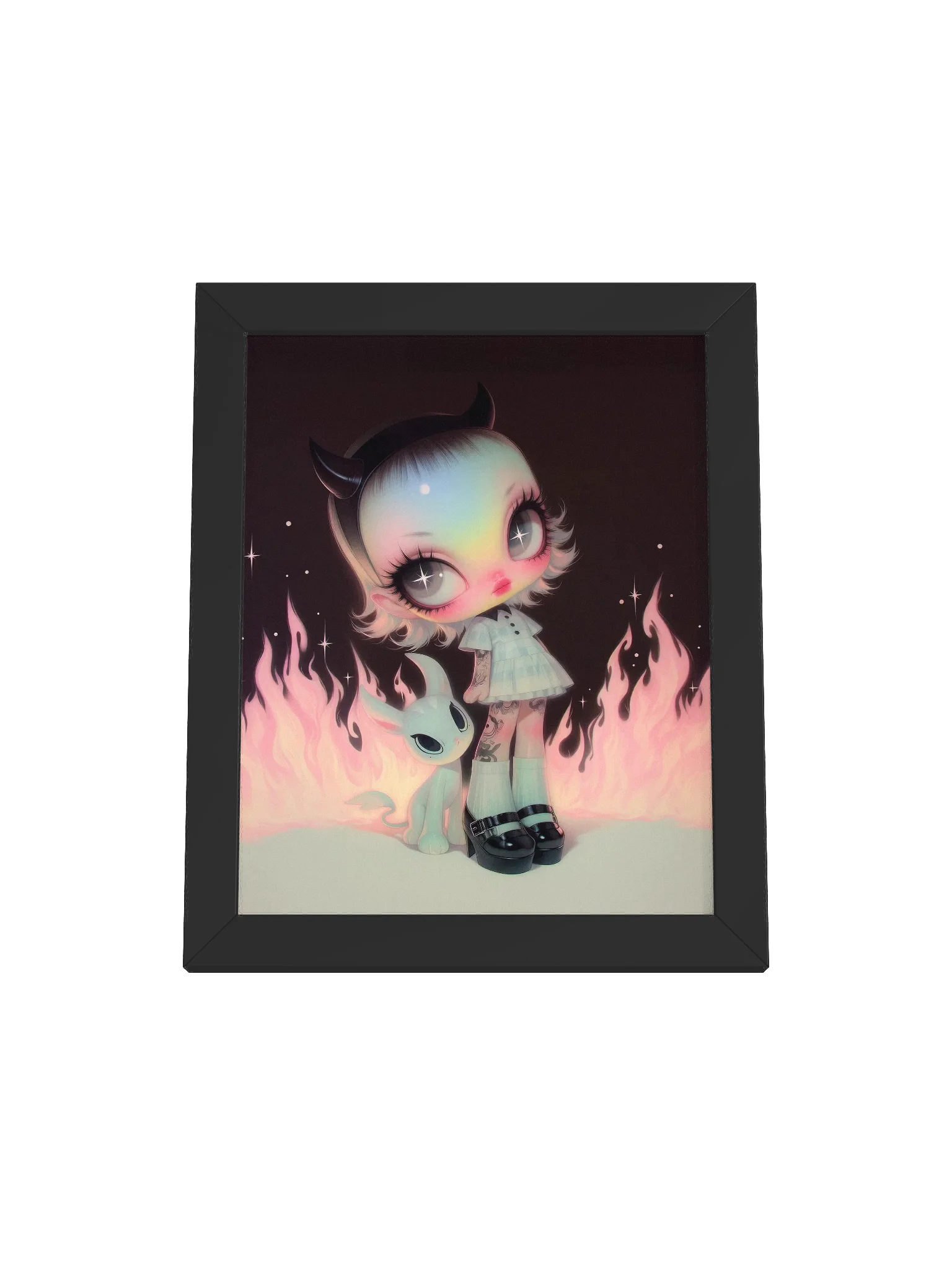 Still, I Burn Framed Print product image (1)