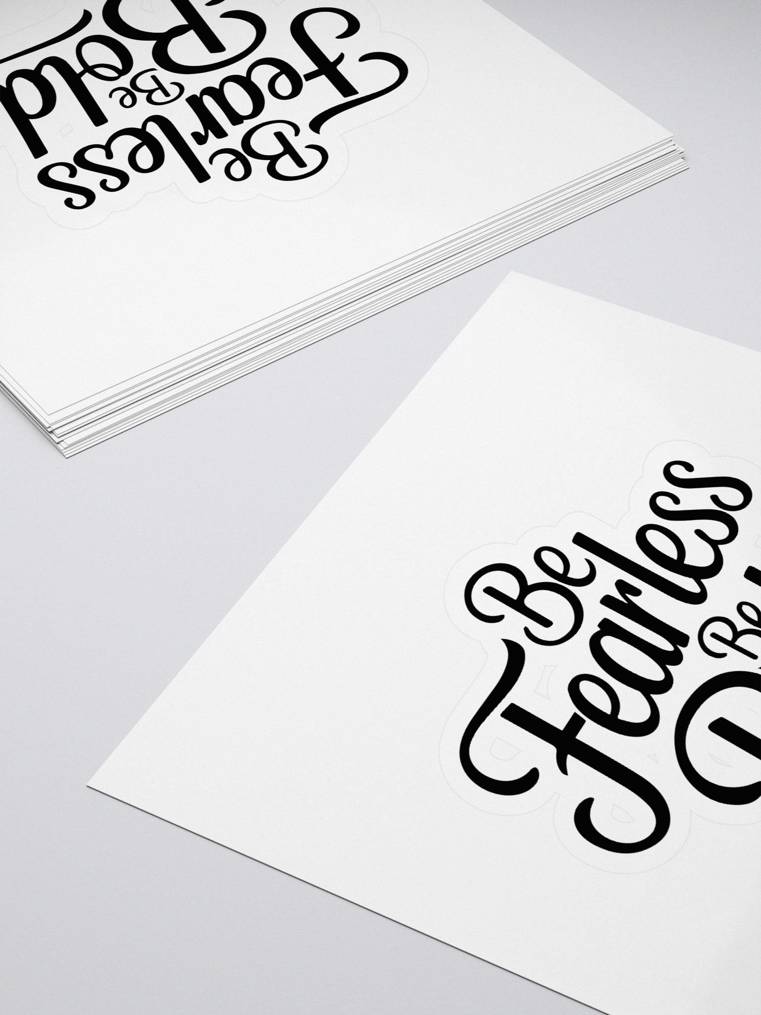 Be Fearless Be Bold Sticker product image (4)
