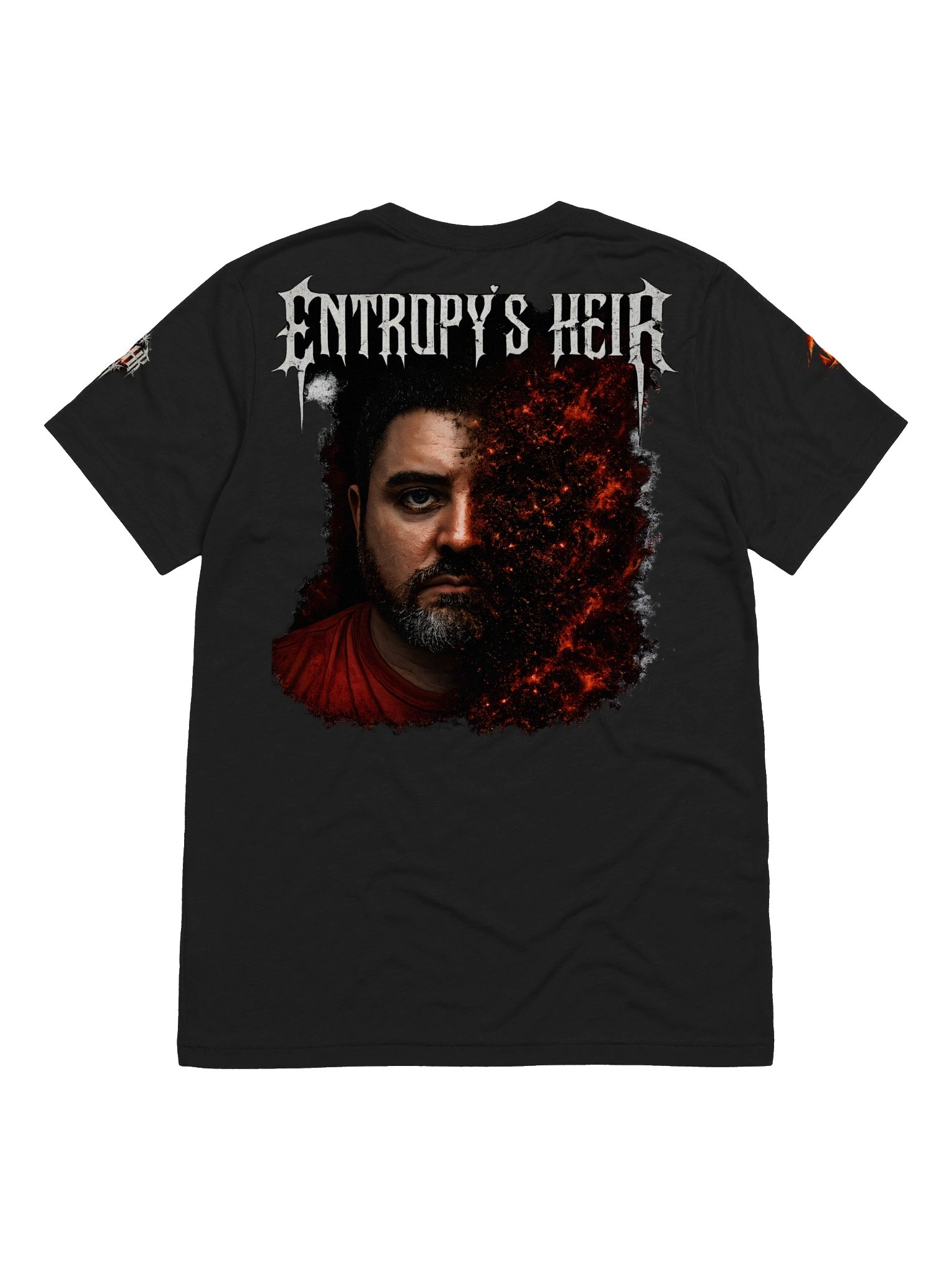 Entropy’s Heir — Ashes of Identity T-Shirt (Black) product image (2)