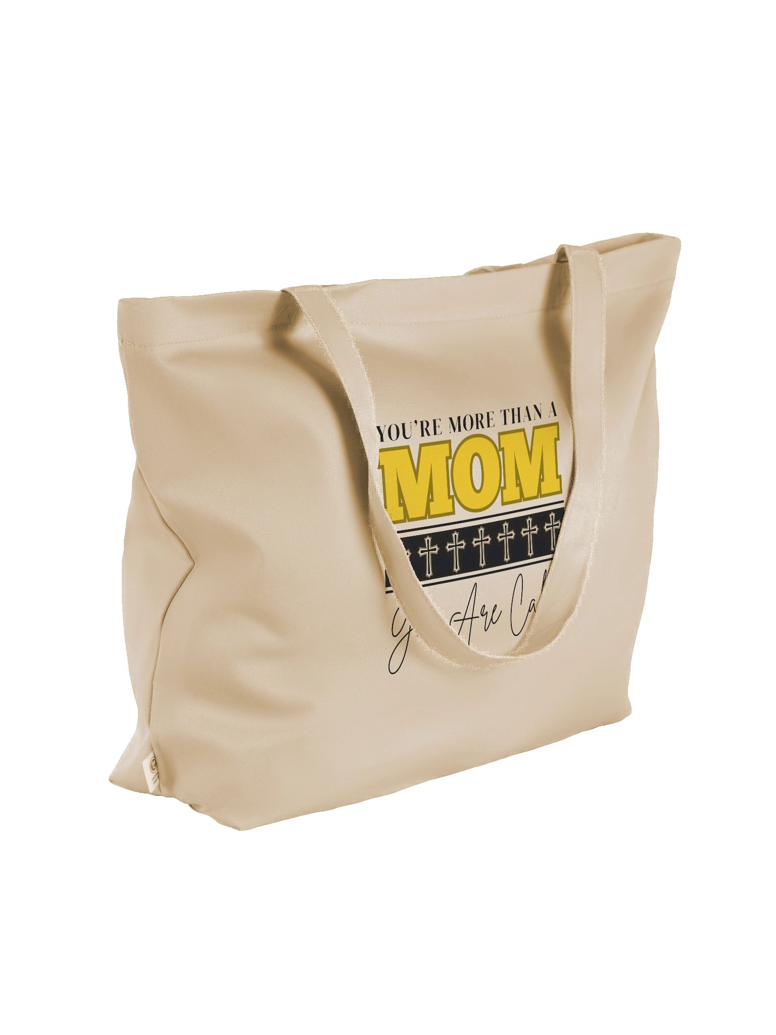 You Are More Than A MOM - You Are Called | Christian Mom Organic Tote Bag | Faith-Based Gift for Moms product image (3)