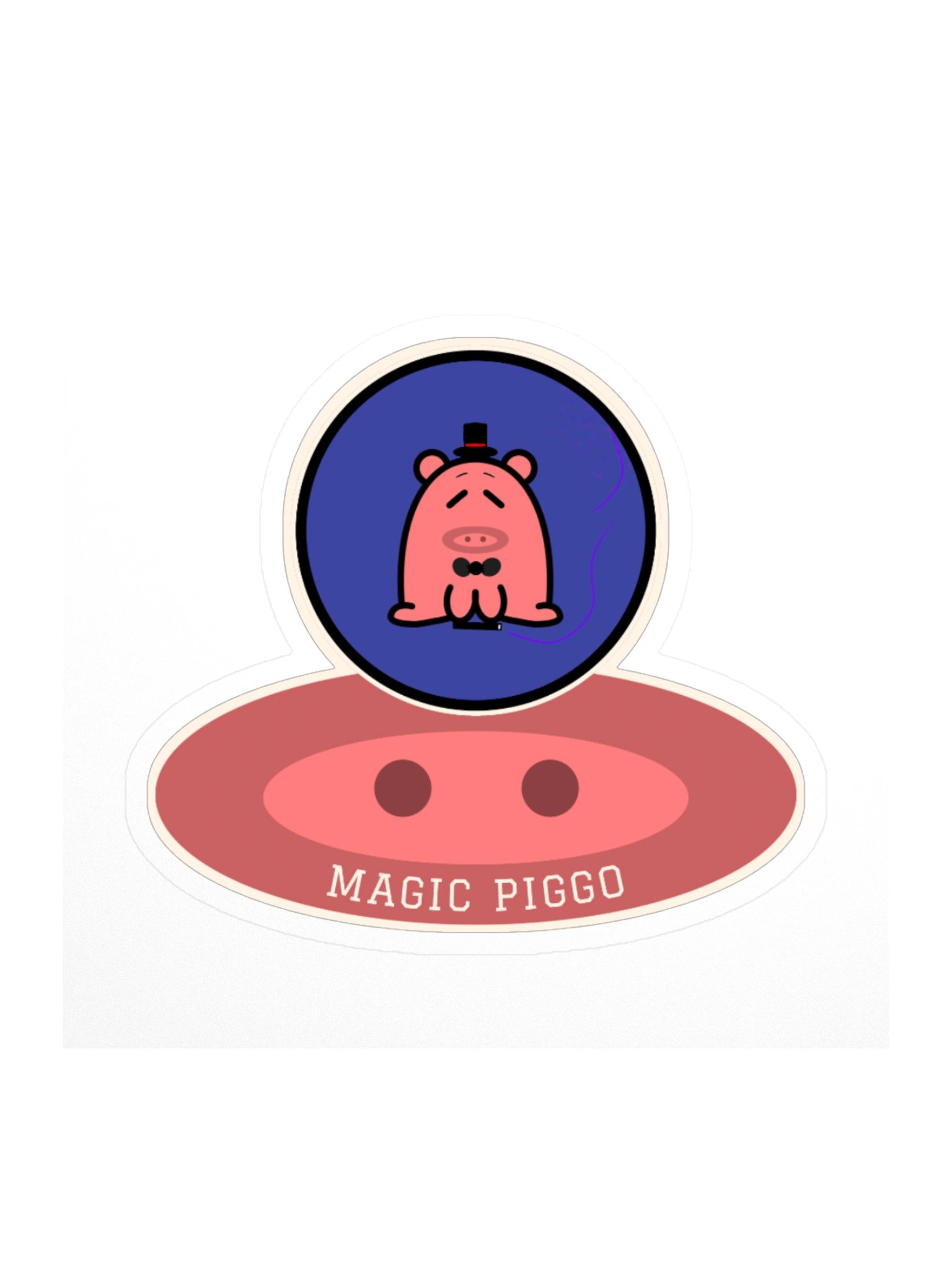 Magic Piggo Snout Sticker product image (1)
