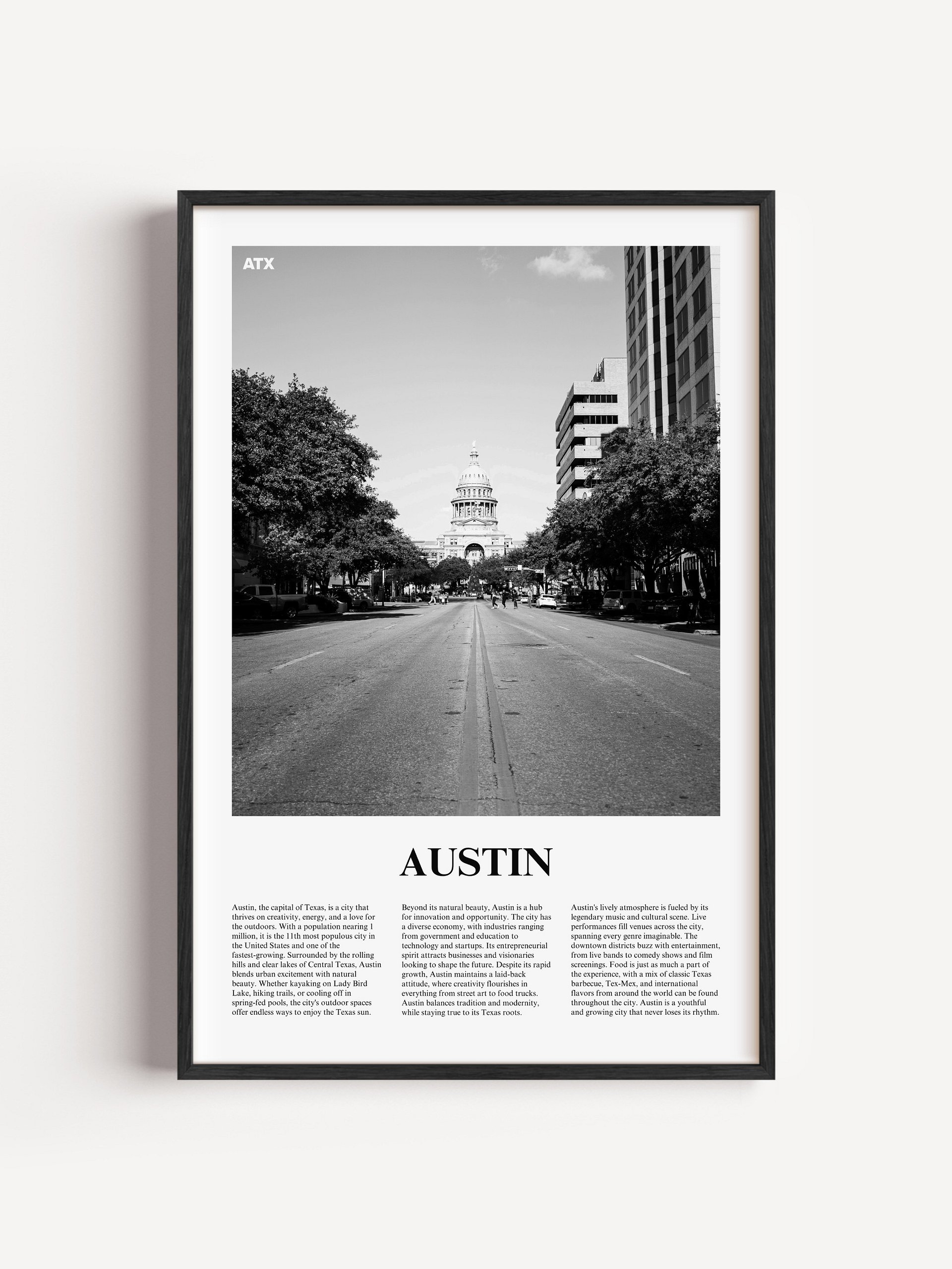 Austin 03 Newspaper Poster product image (1)