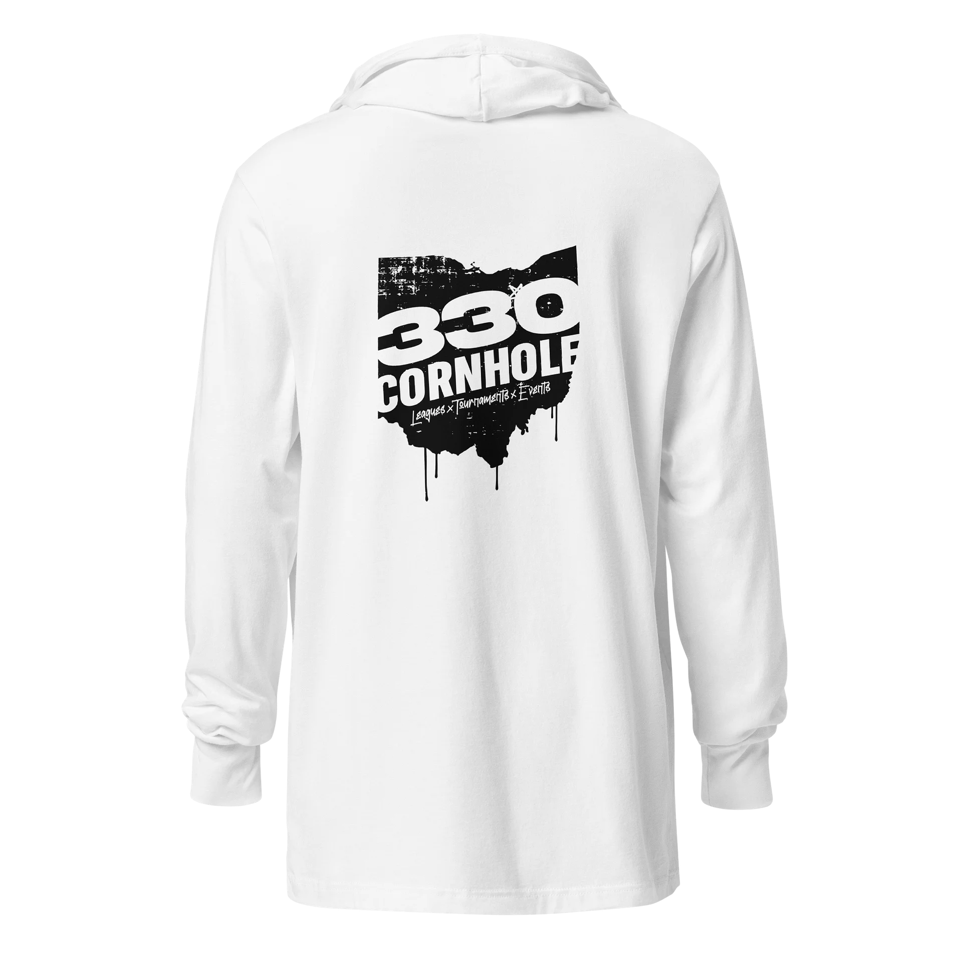 Bella+Canvas Ohio 330 Cornhole Graphic Lightweight Hoodie product image (1)