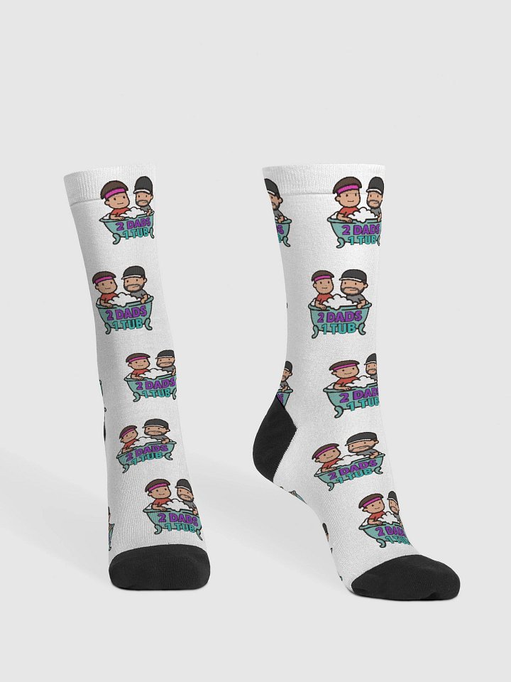 🧦 2 Dads 1 Tub Crew Socks 🛁 product image (2)