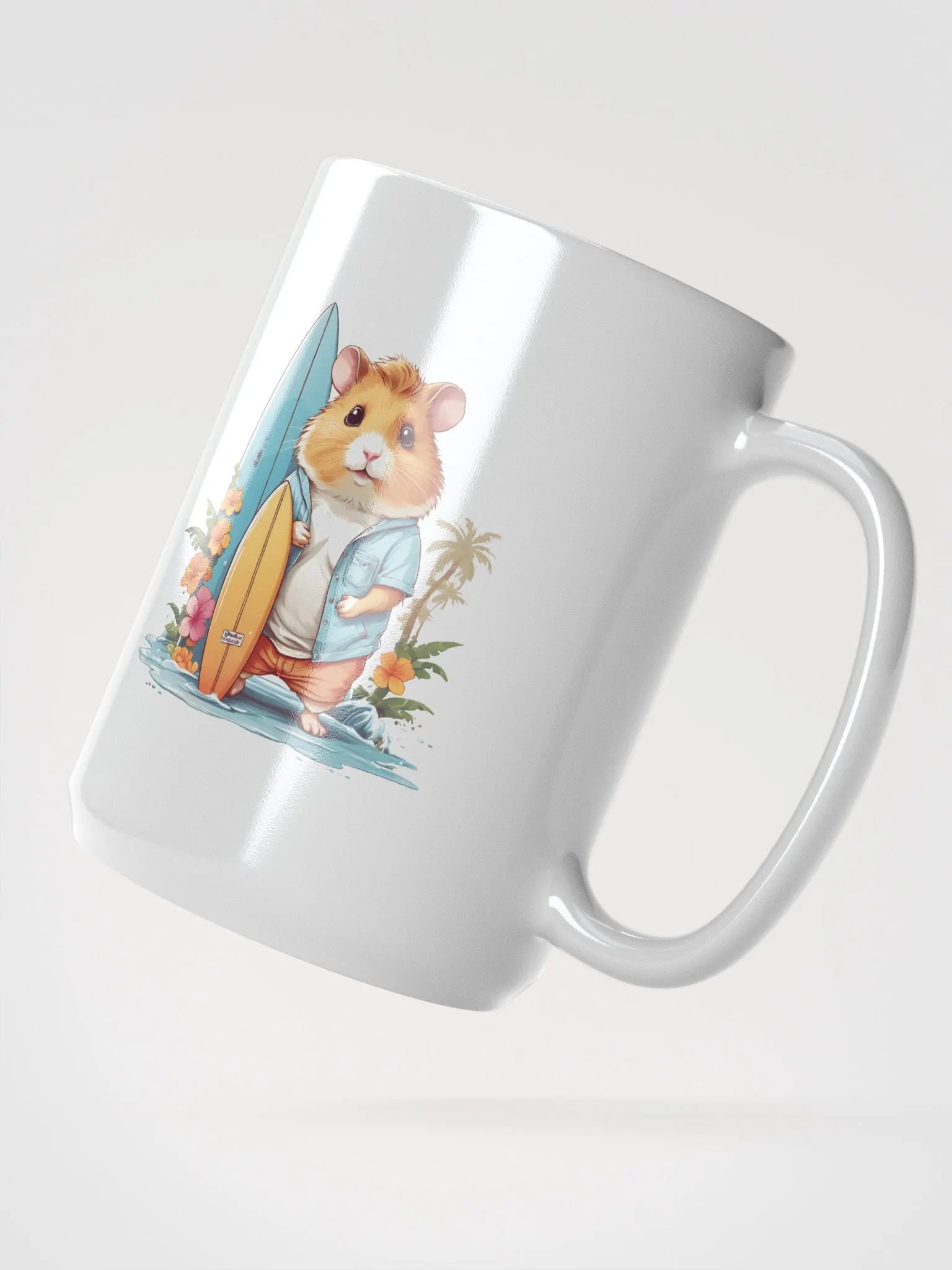 Surf's Up Hamster Mug product image (2)