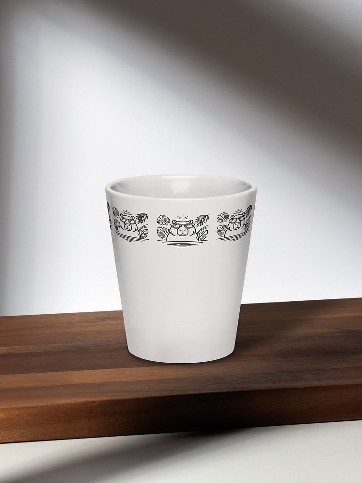 Timeless Minimalist Capybara Ceramic Mug, Brazil-Inspired 12 oz Quiet Tropics Edition product image (2)