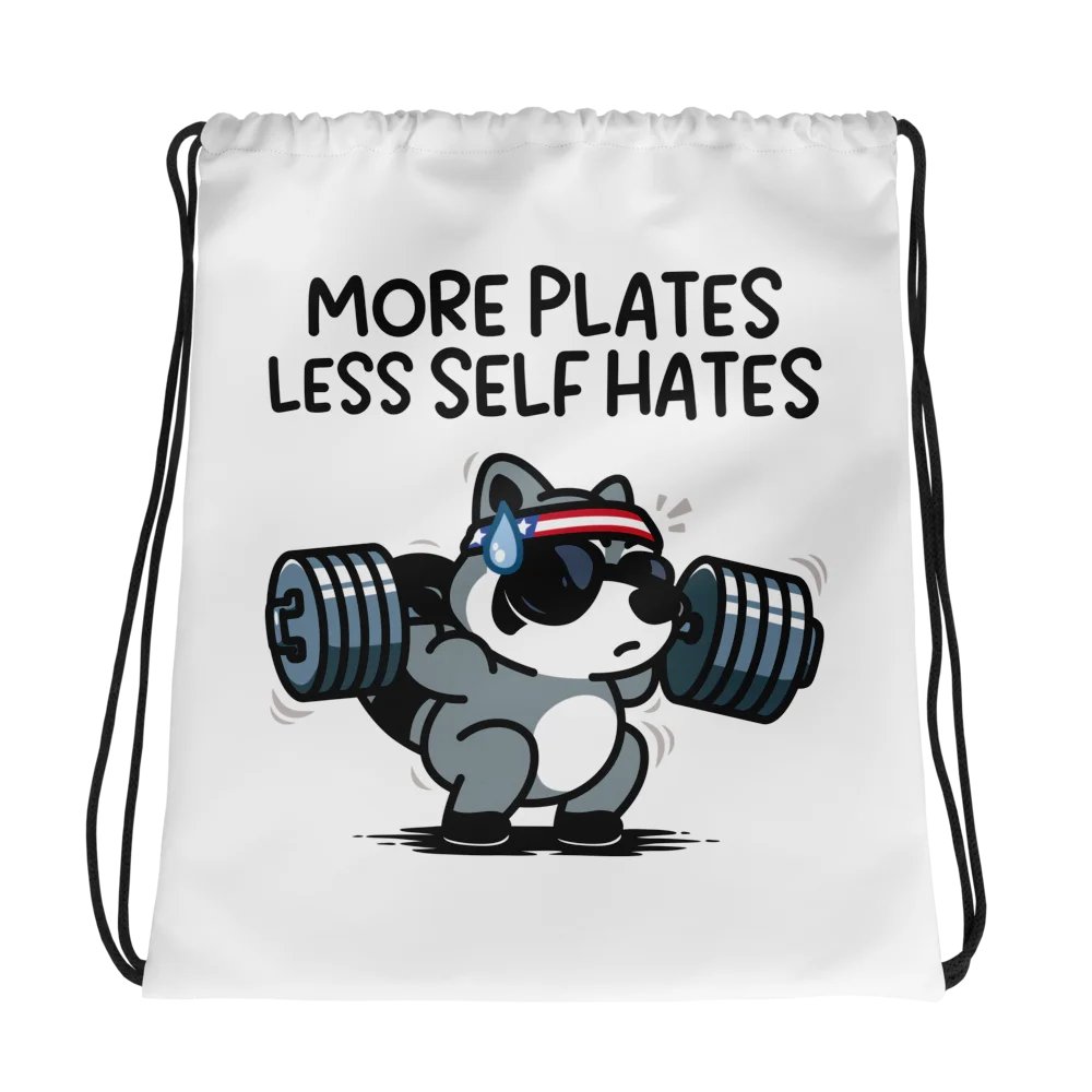More Plates Drawstring Bag product image (1)