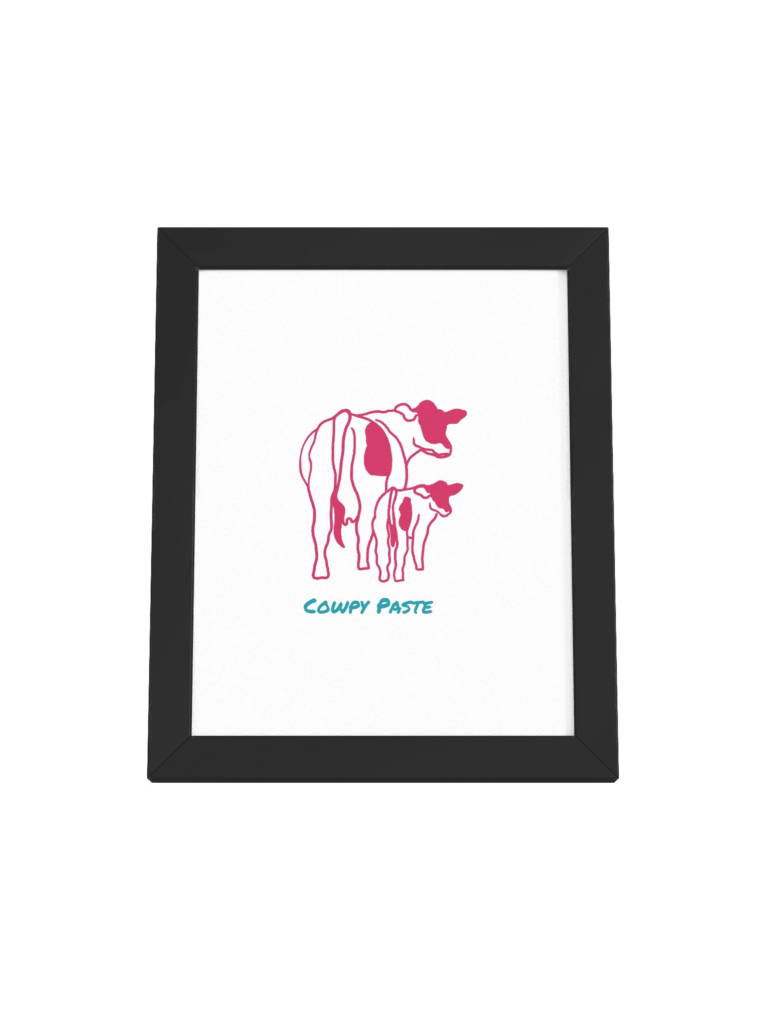 Cowpy Paste - Framed Poster product image (1)