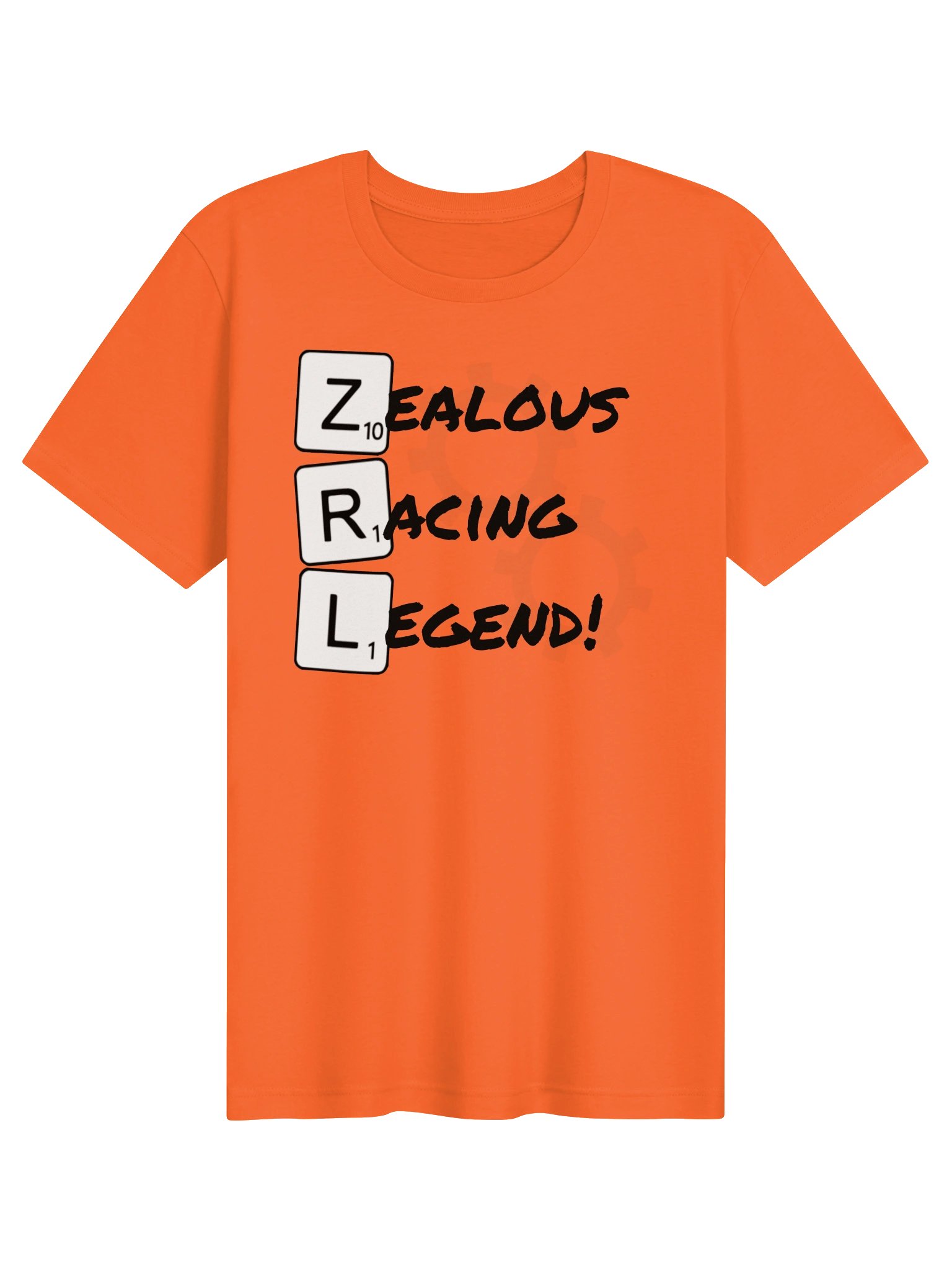 Zealous Racing Legend Orange Tee product image (1)