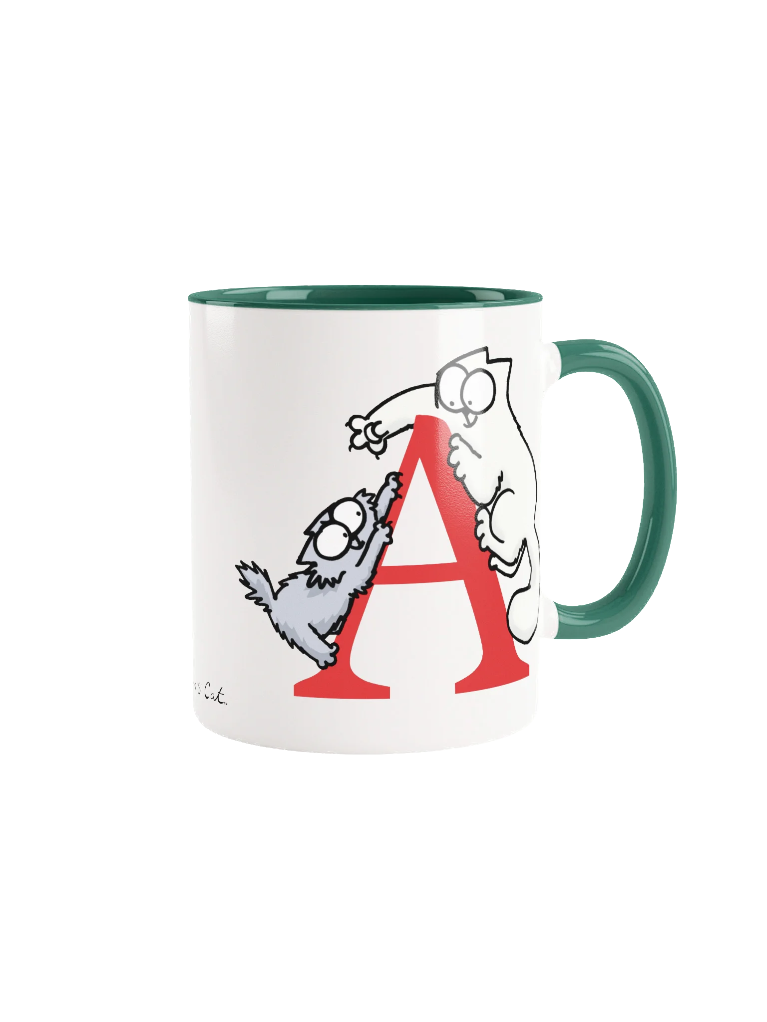 Cat Monogram Mug - A product image (3)