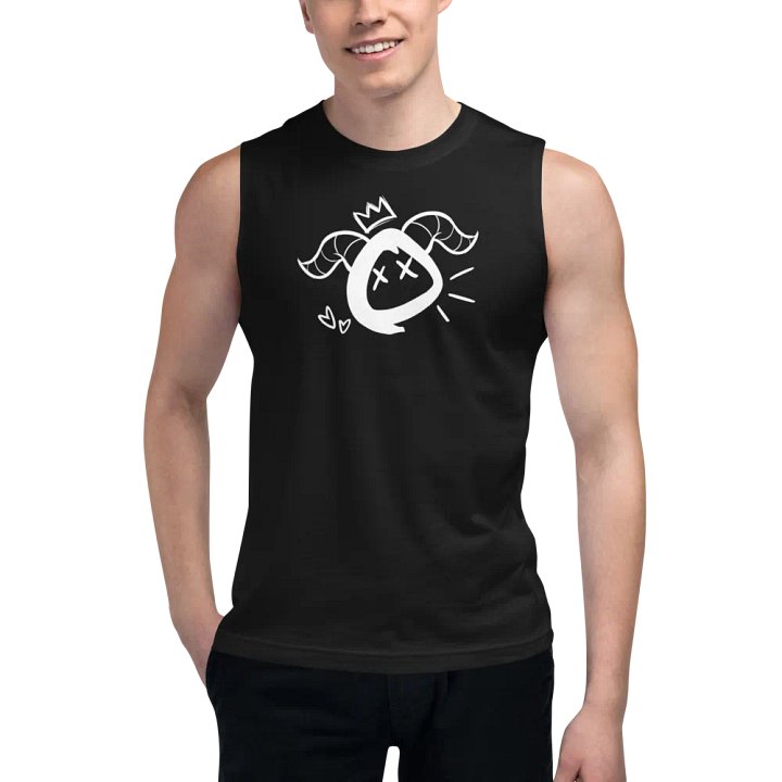 Black Horny Mascot Muscle Tank product image (1)