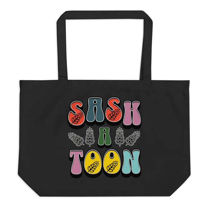 Saskatoon Block Letters Organic Cotton Tote product image (1)