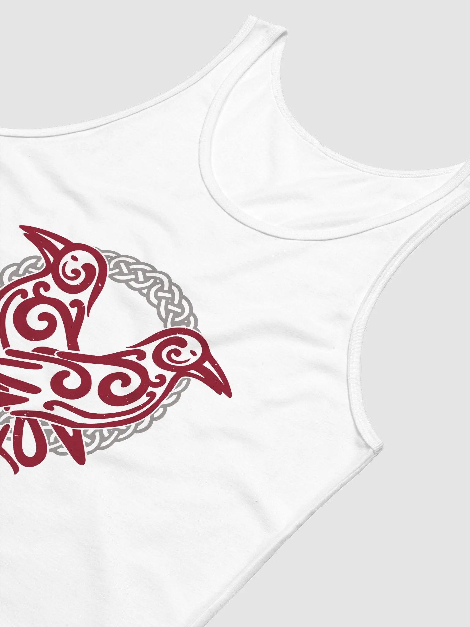 Burgundy Odin's Ravens Men's Tank Top product image (6)