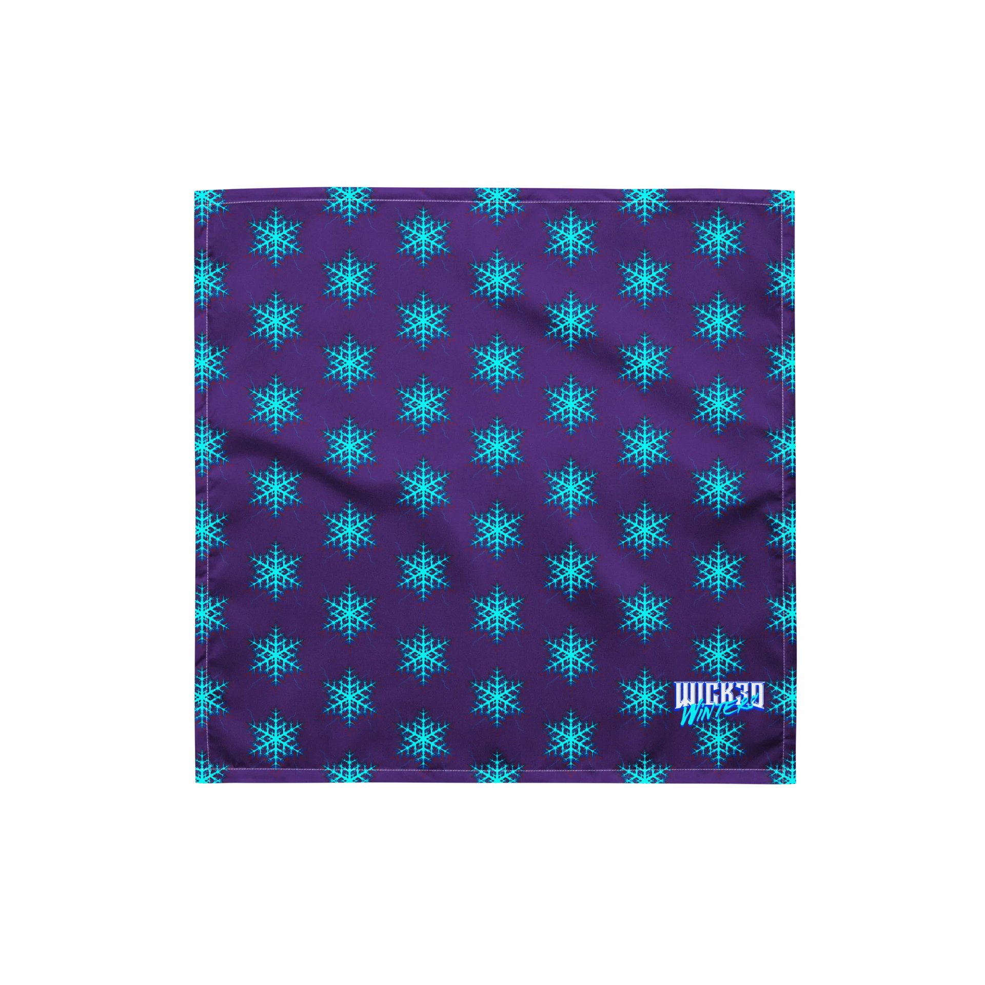 WICKED WINTERS ELECTRIC SNOWFLAKE BANDANNA product image (1)