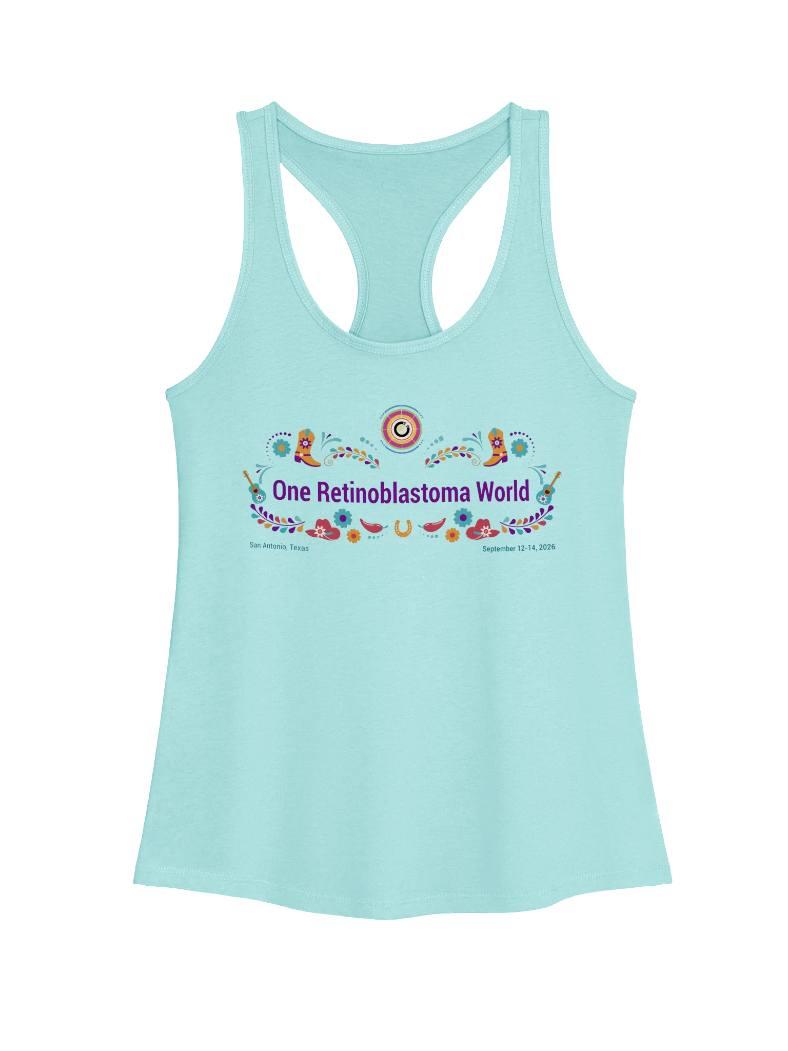 One Rb World 2026 Fiesta Design - Women's Racerback Tank Top product image (7)