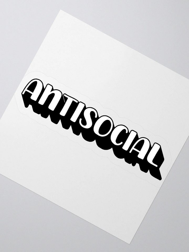 Antisocial Sticker product image (2)
