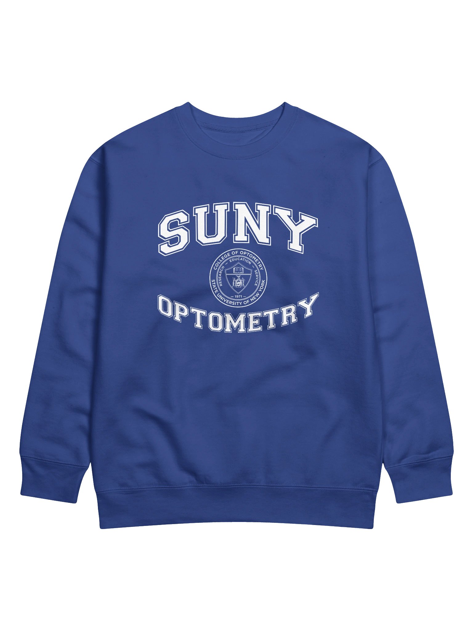 SUNY Optometry - Varsity Crew Sweatshirt product image (2)