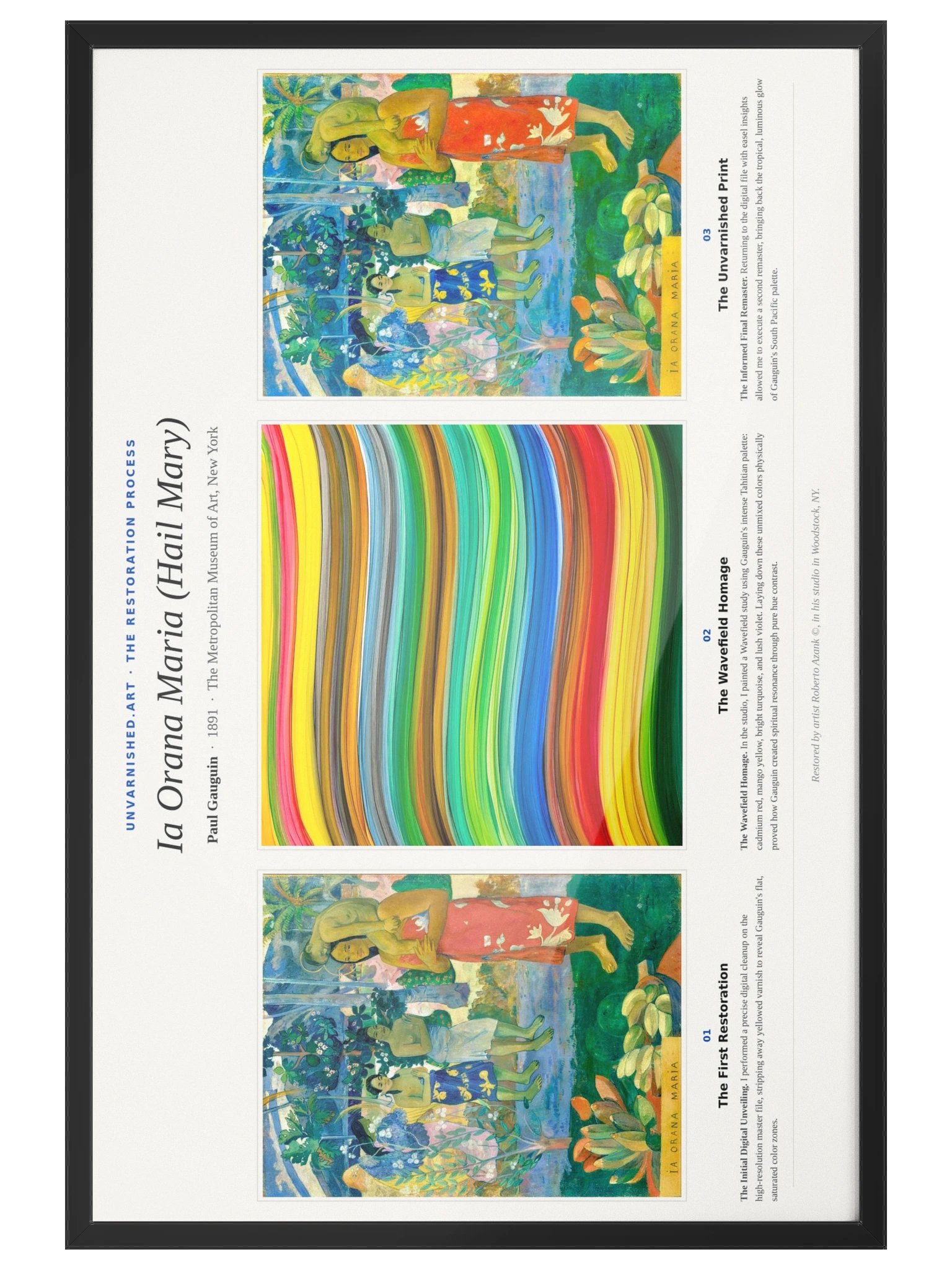 Ia Orana Maria (Hail Mary) — Framed Process Poster product image (4)